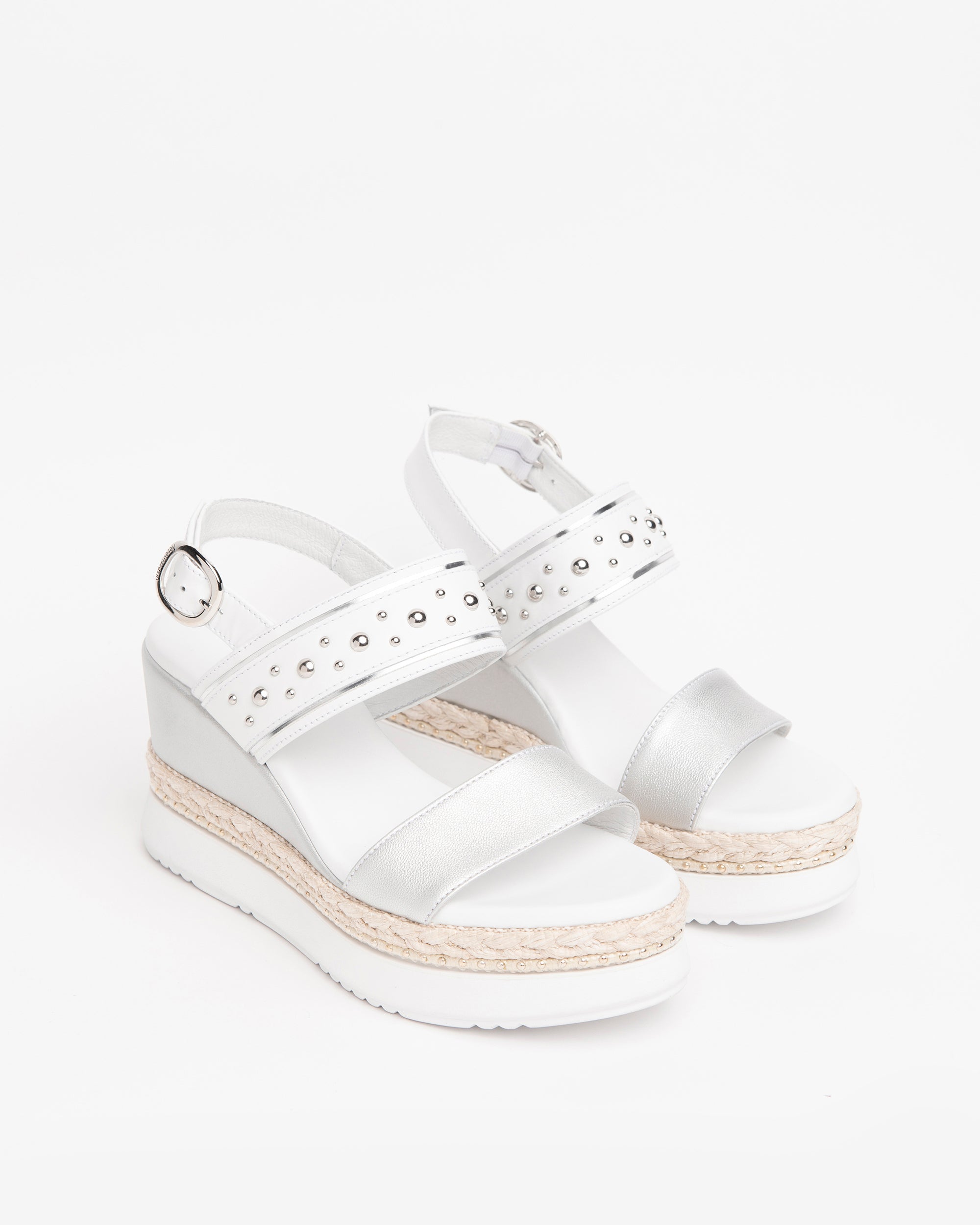 NeroGiardini Sandales Femme Cuir Compensées 8,5 cm