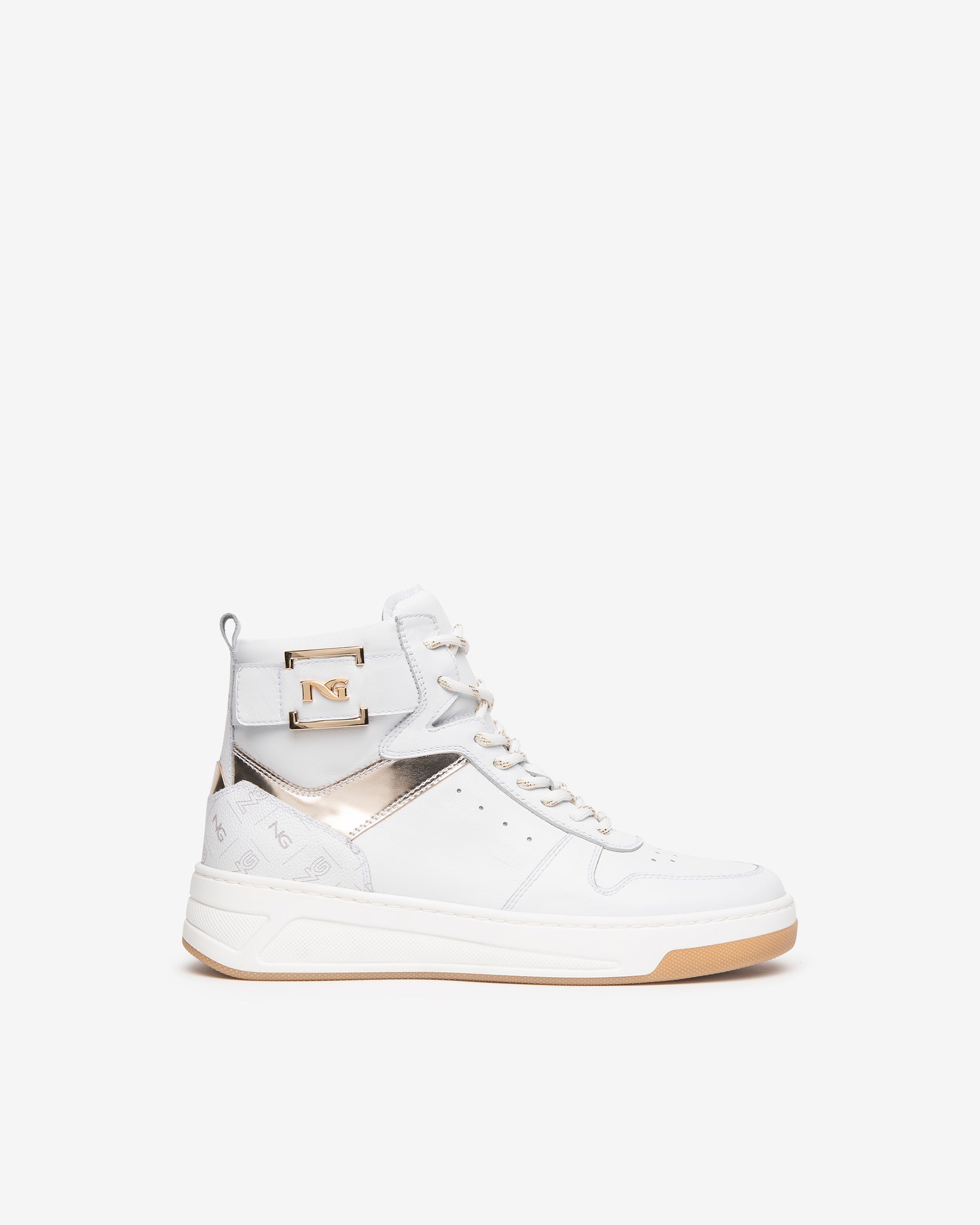 NeroGiardini Sneakers Cuir Femme Montantes Glam