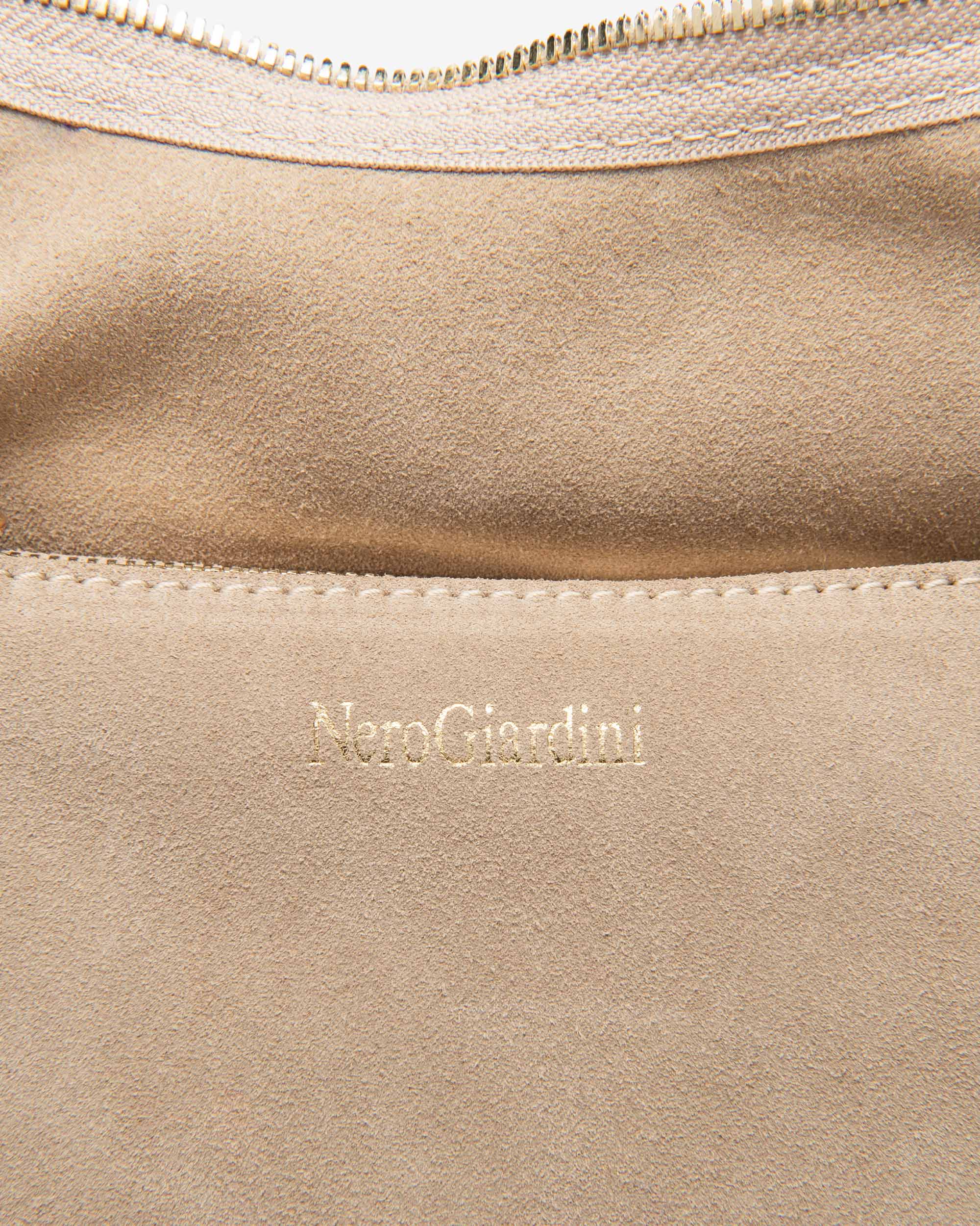 NeroGiardini Sacs besace cuir velours femme taille unique