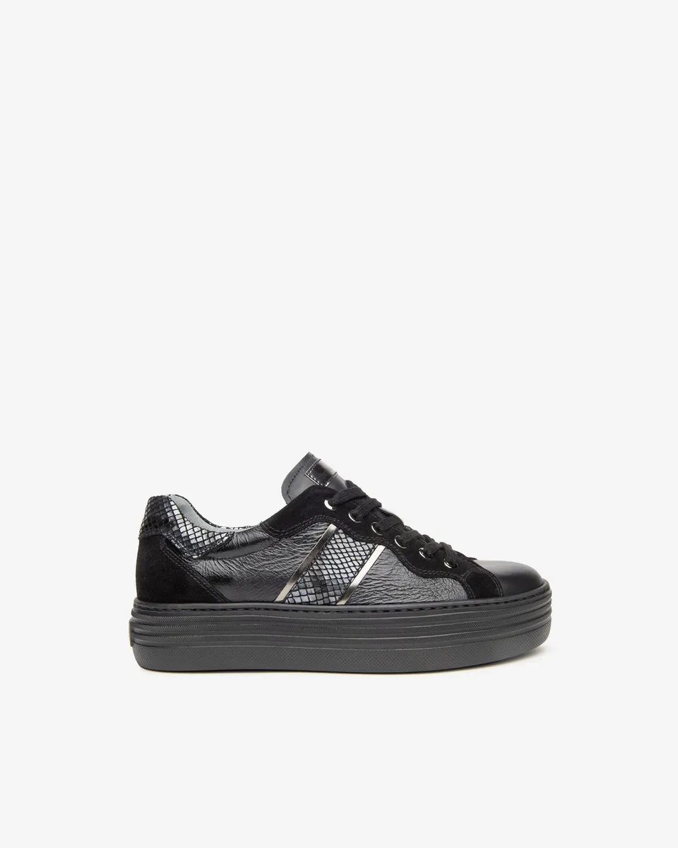 Nerogiardini Sneakers Femme Cuir Velours DryGo Confort