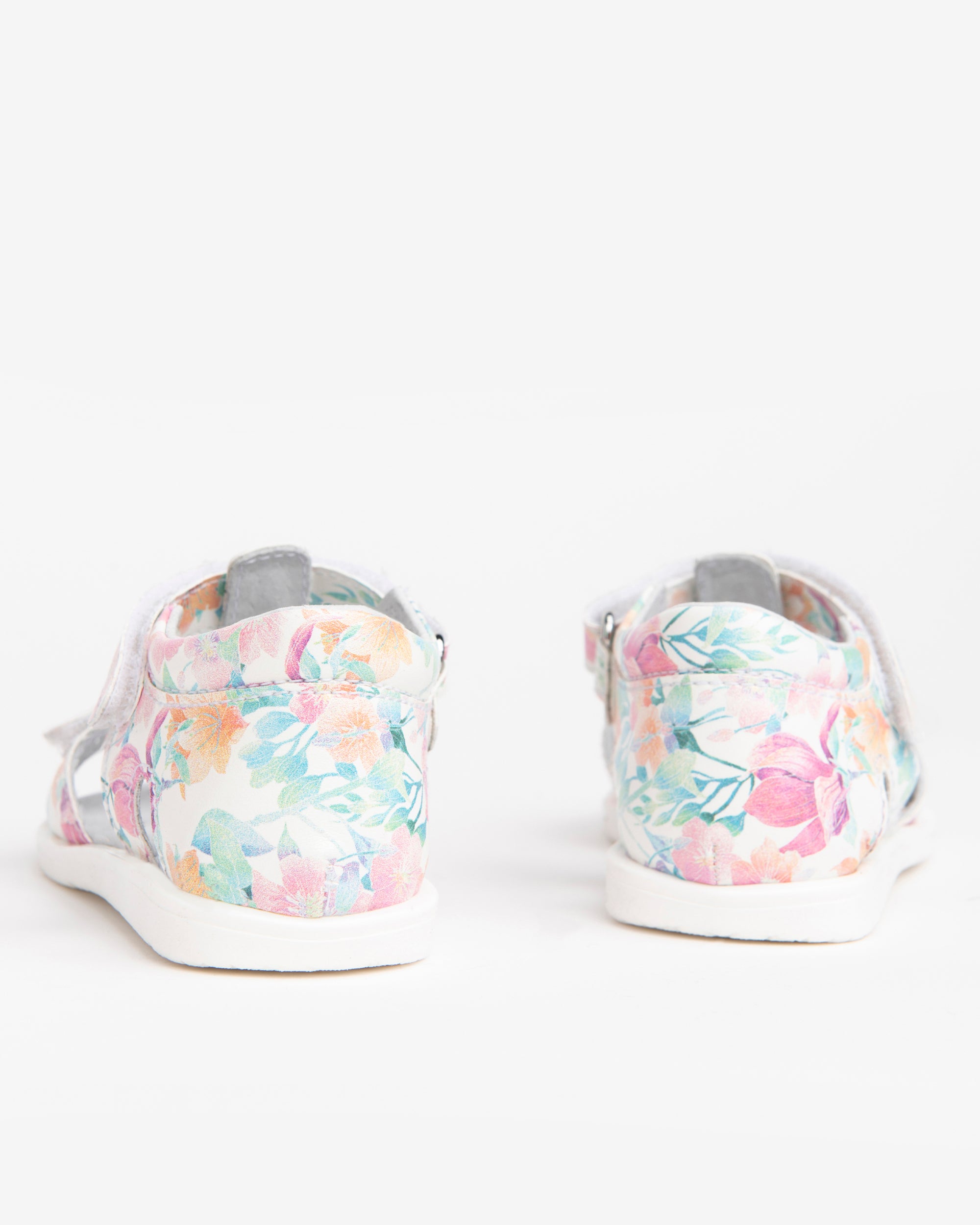 NeroGiardini Sandales Baby Fille Velcro Imprimé Floral
