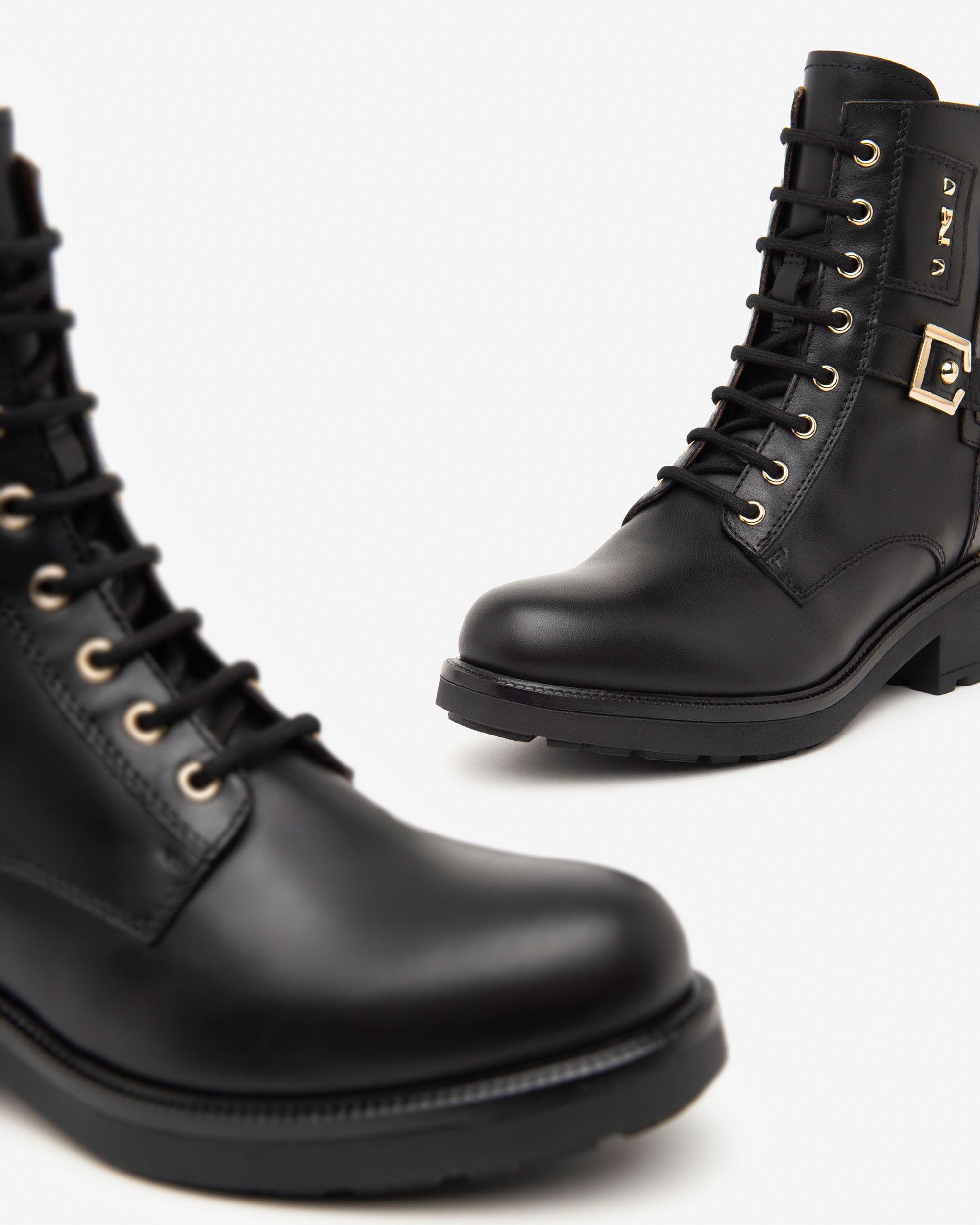 NeroGiardini Bottines bottines motardes femme en cuir hiver