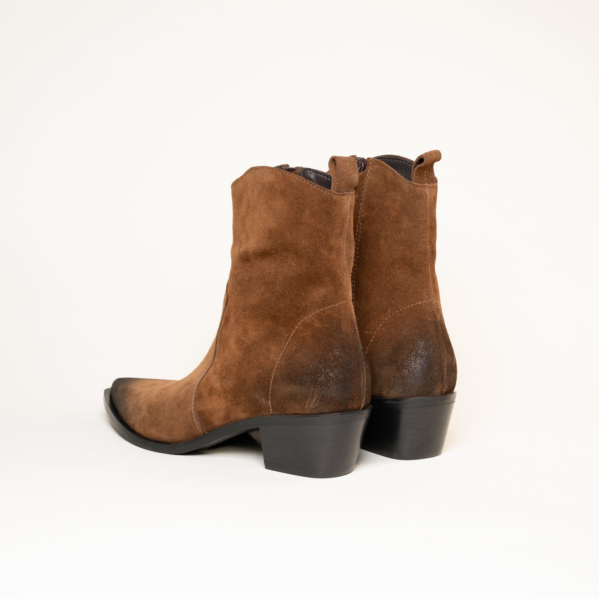 SMR Semerdjian E1454E5 bottines cuir tabacco zip