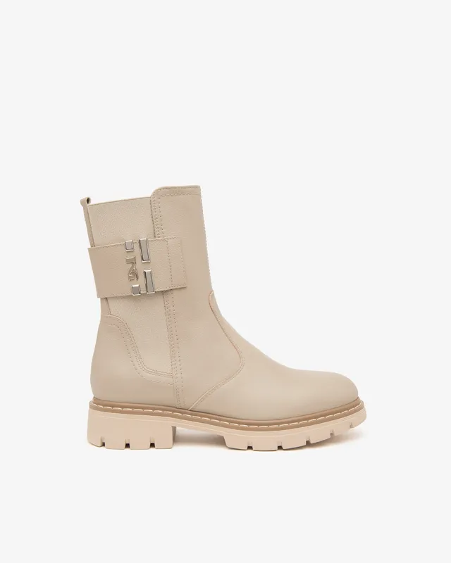 NeroGiardini Chelsea Femme Cuir Bottines Hiver Confort