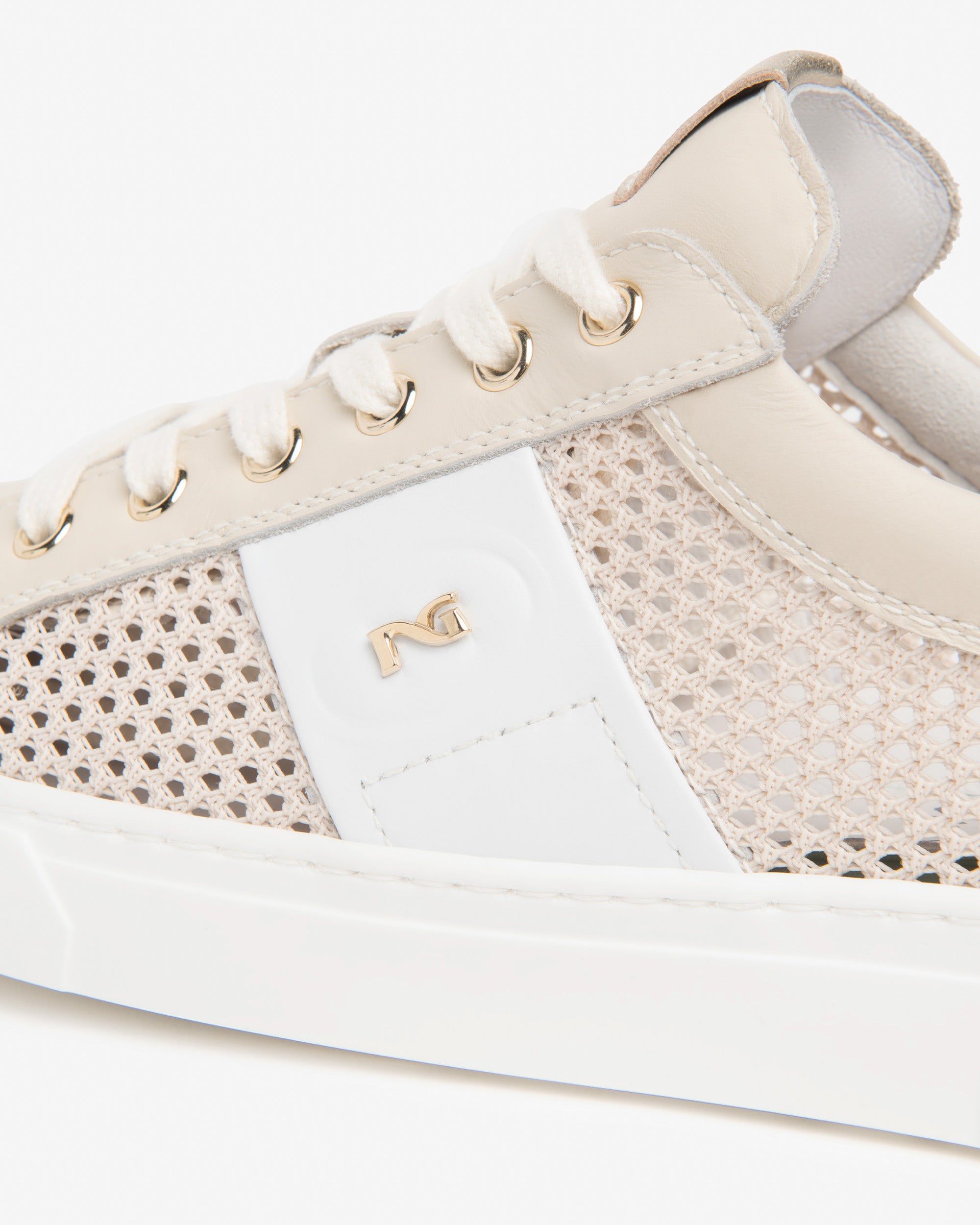 NeroGiardini Sneakers baskets femme cuir et technique