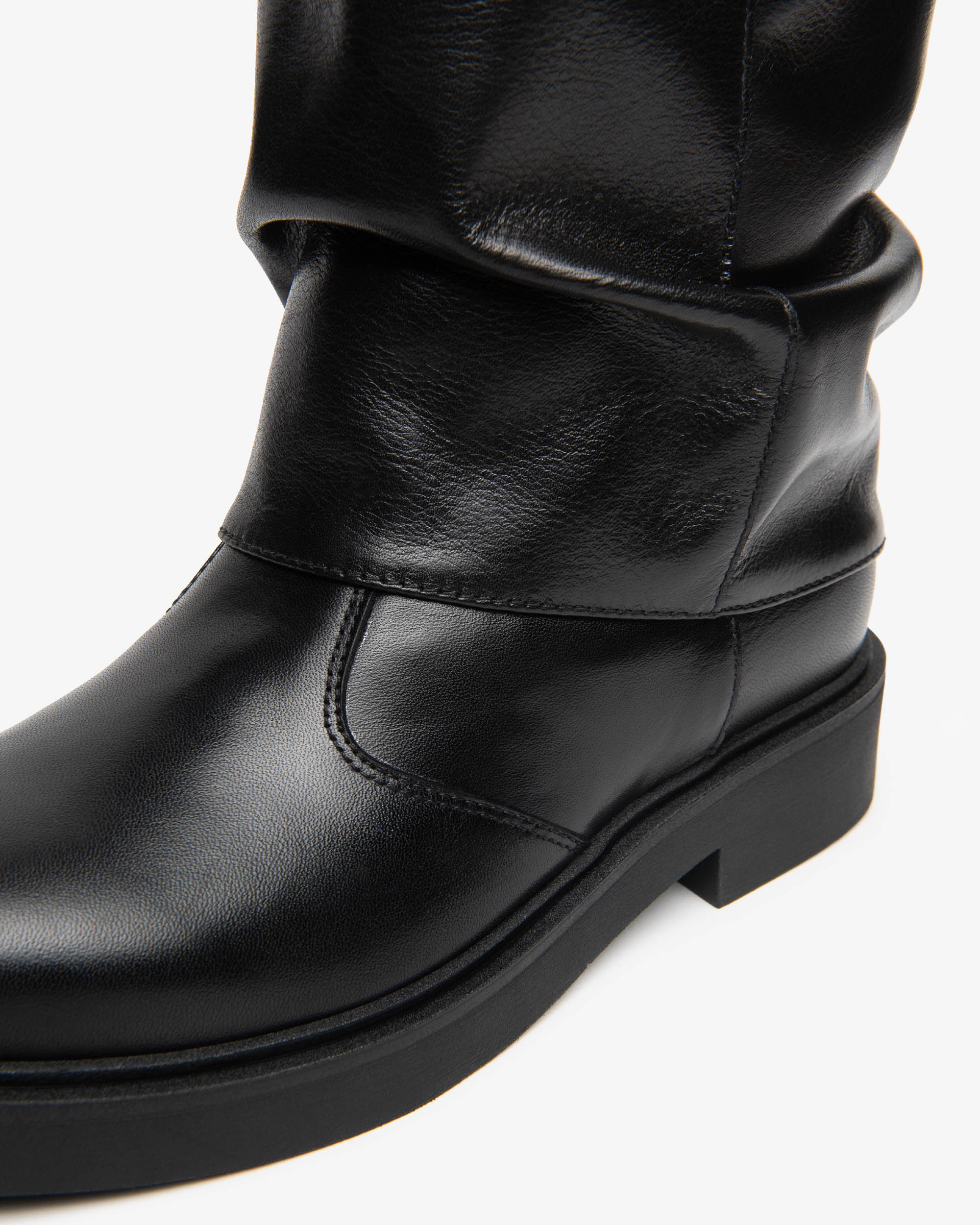 NeroGiardini Bottes Femme Cuir Biker Talon 35 mm