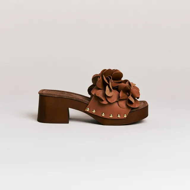 SMR Semerdjian Z30 Cuoio mule cuir camel