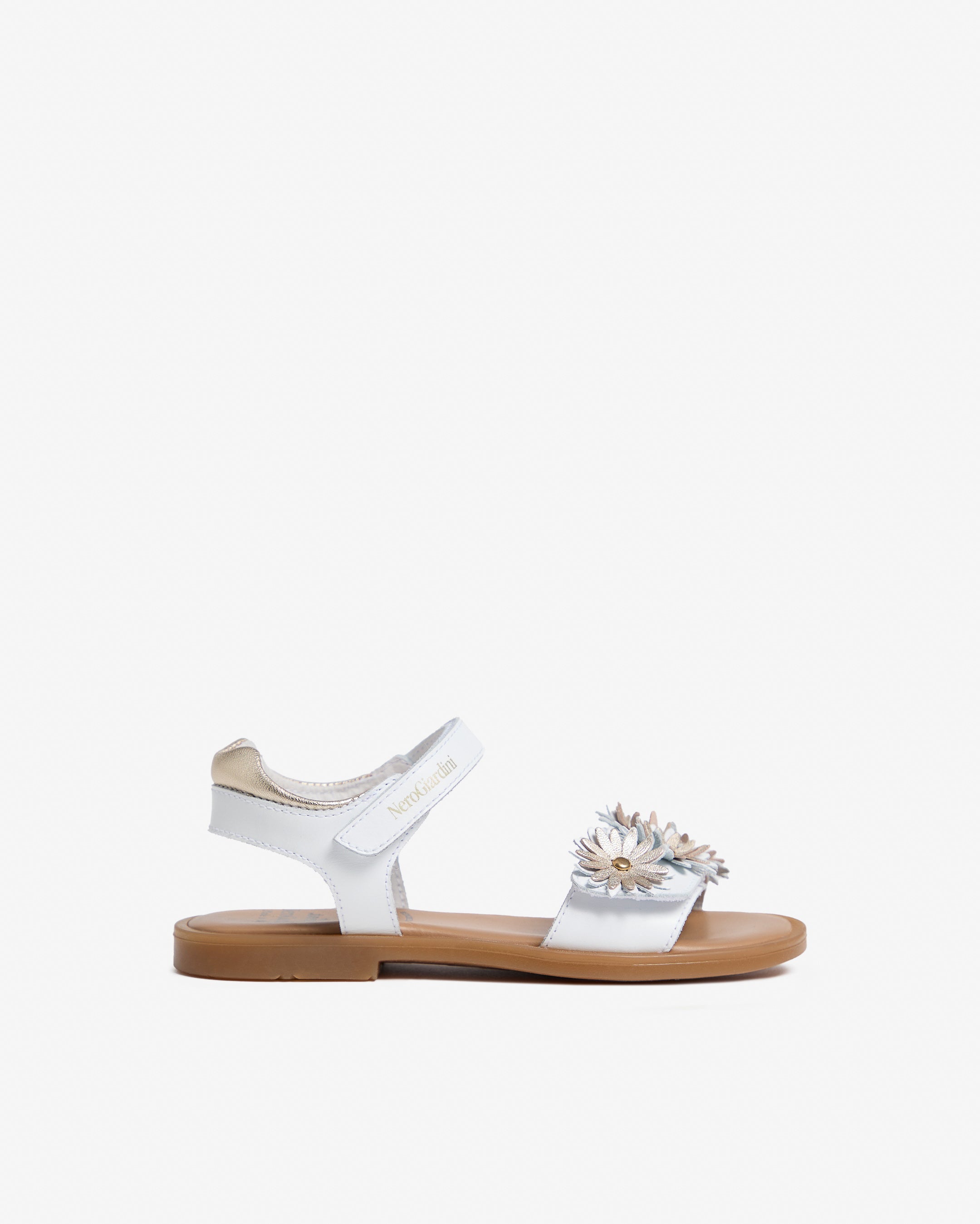 NeroGiardini Sandales Teen Fille Cuir Nu-pieds Été