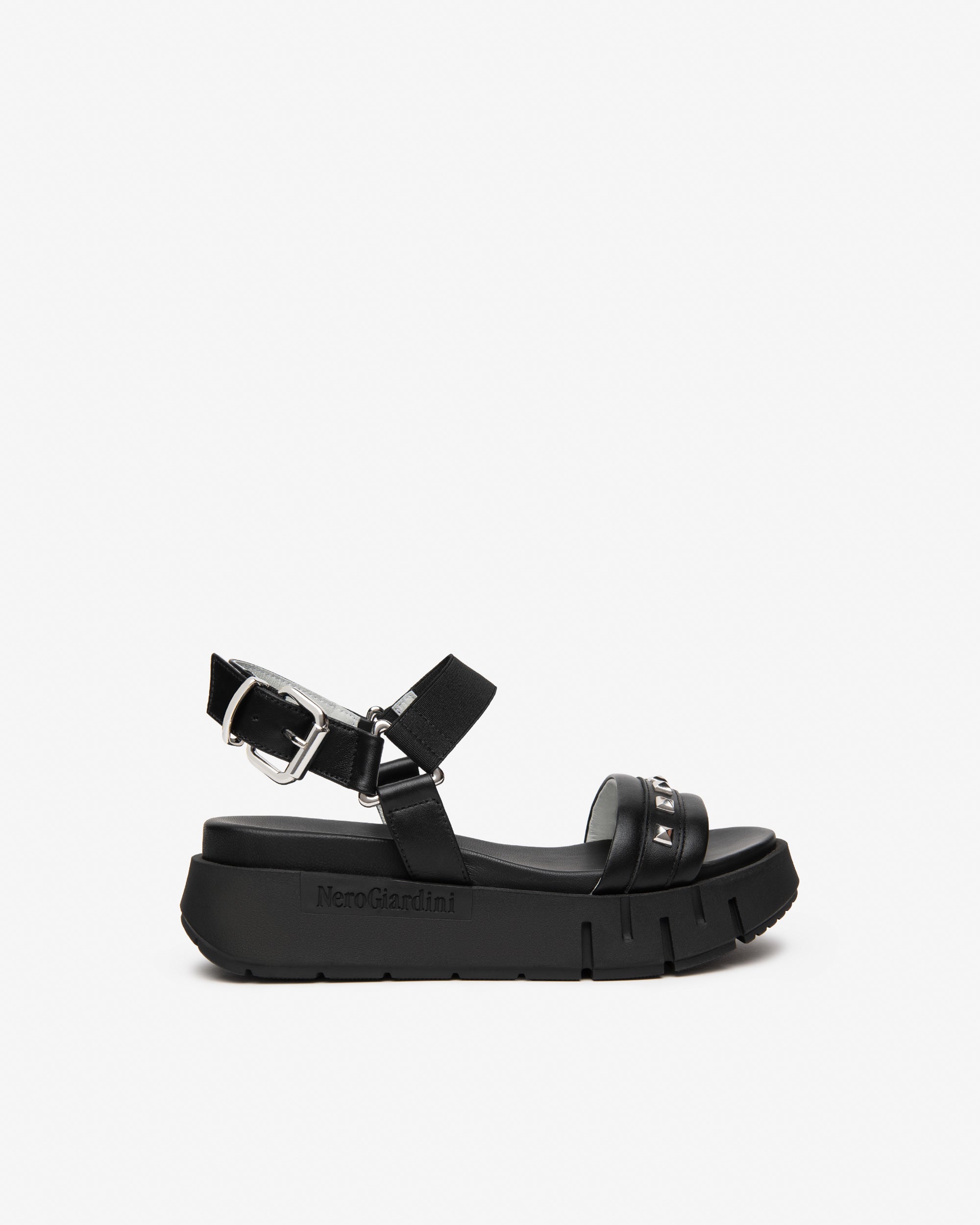 Nerogiardini Sandales Femme Cuir Été Confort Ville