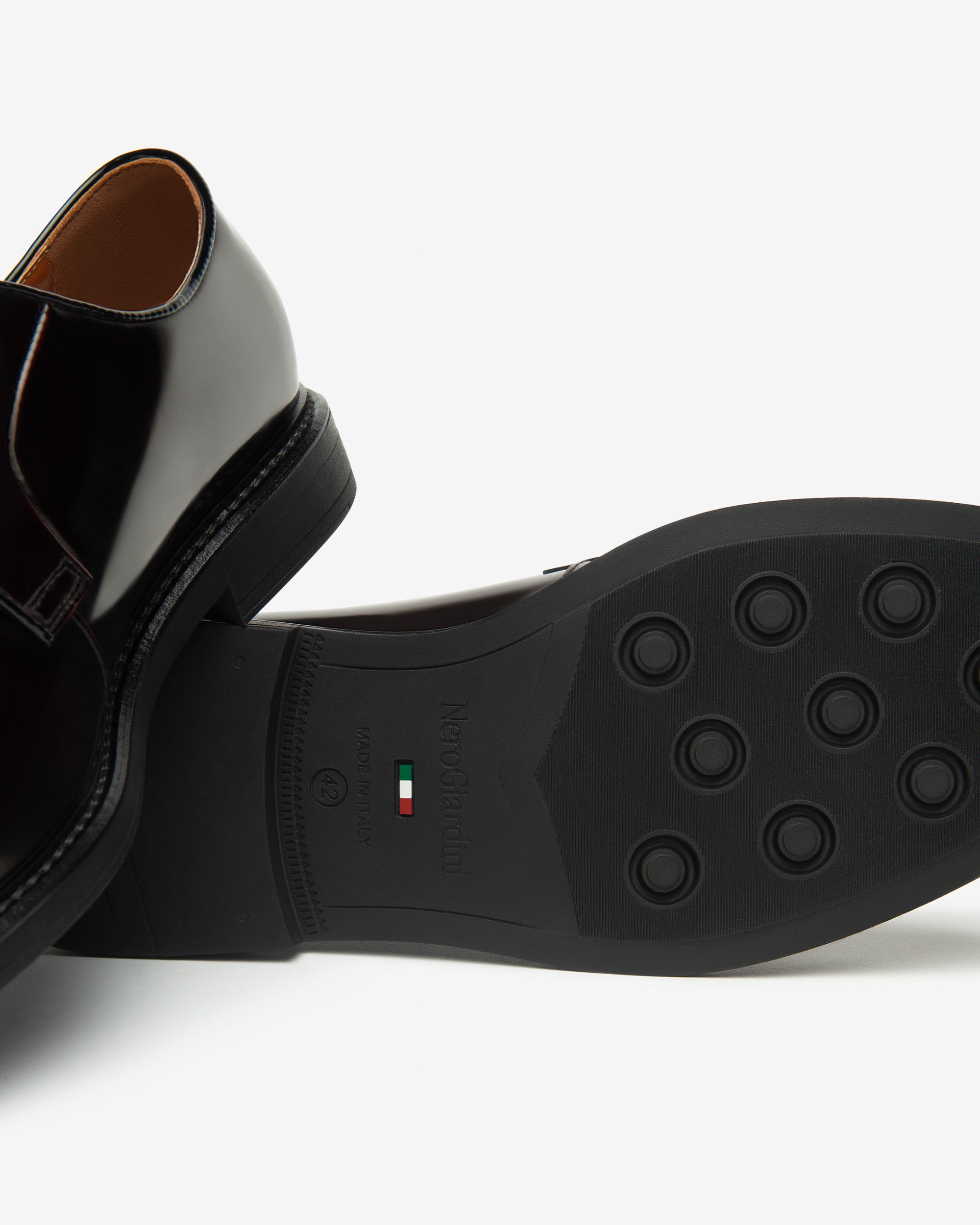 NeroGiardini Chaussures à Lacets Homme Derby Cuir Italie
