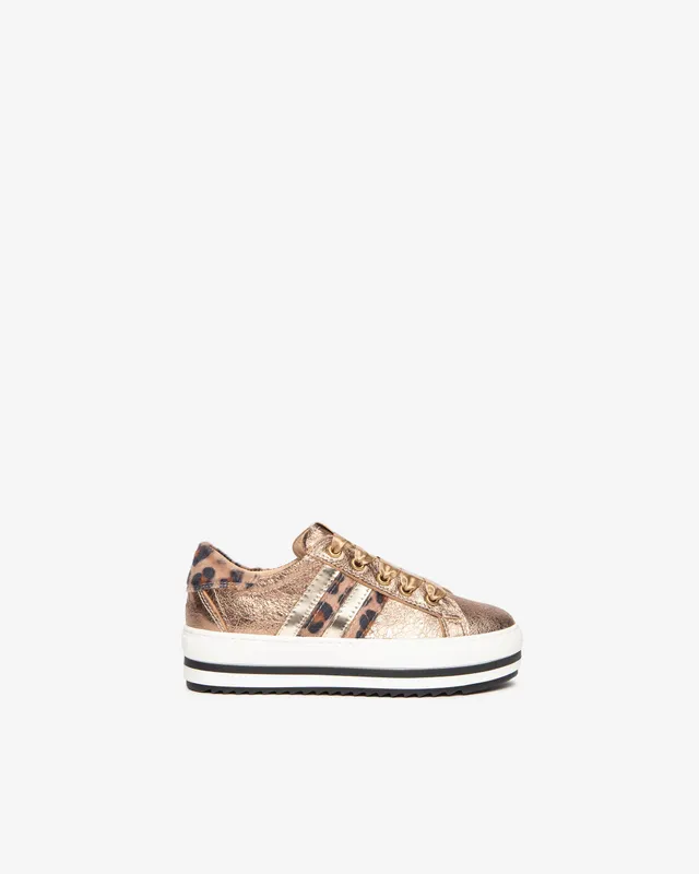 NeroGiardini Sneakers Fille Vernis Lacets Satin 31-39