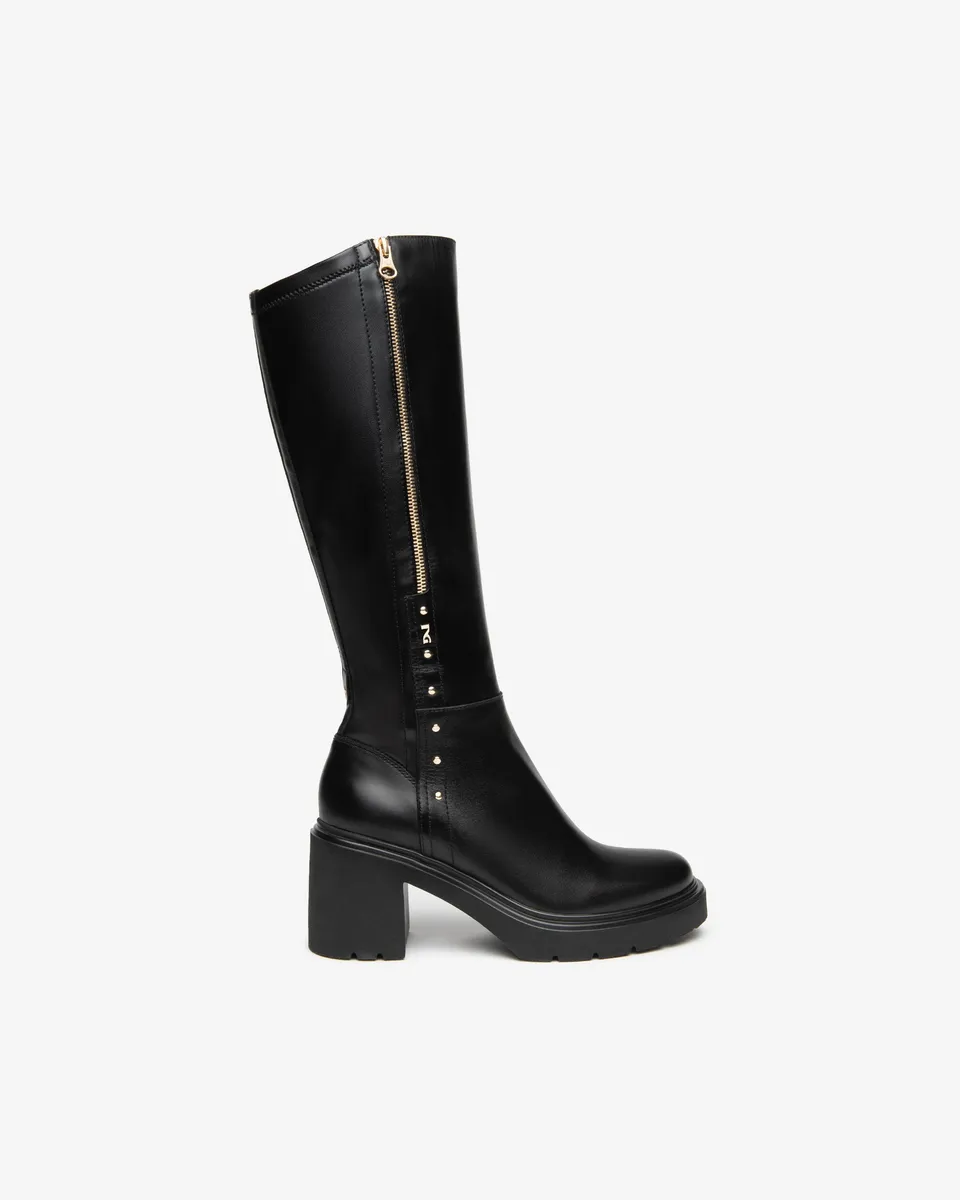 NeroGiardini Bottes Femme Cuir Talon 85 mm