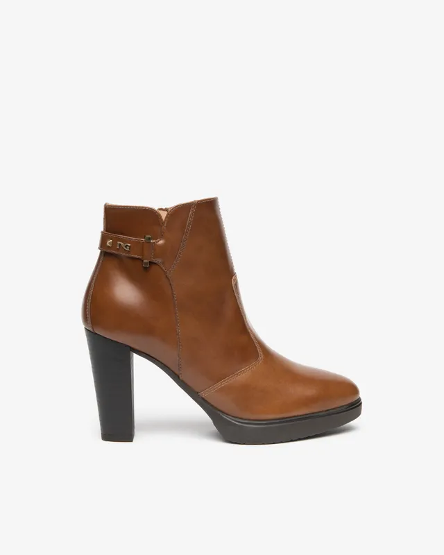 NeroGiardini Bottines boots cuir femme talon 95 mm