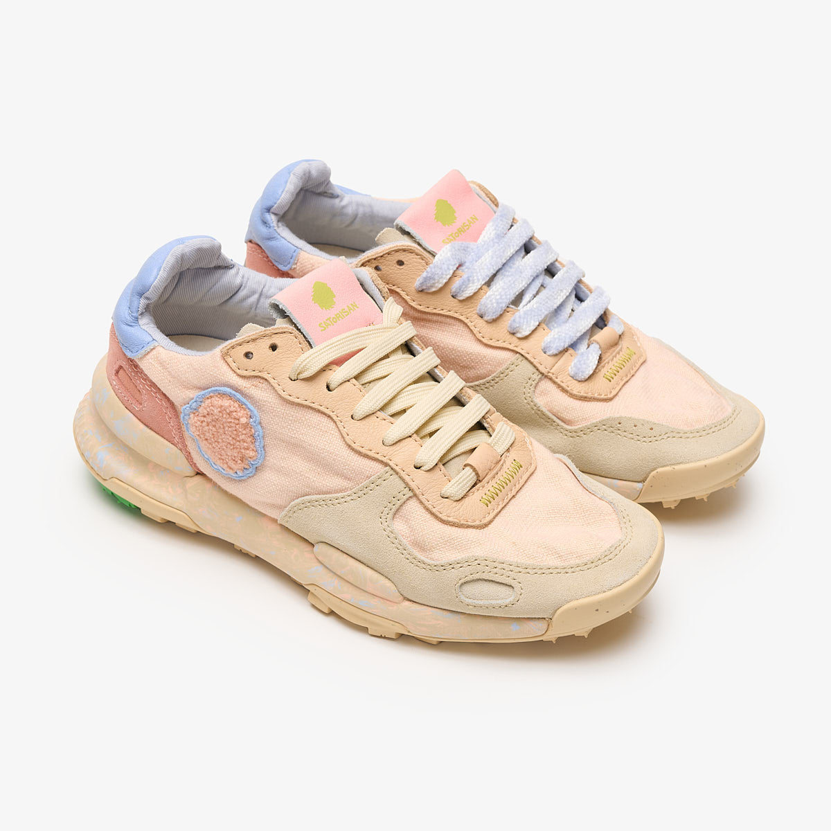 Satorisan Chacrona Linen baskets Creamy Peach lin été