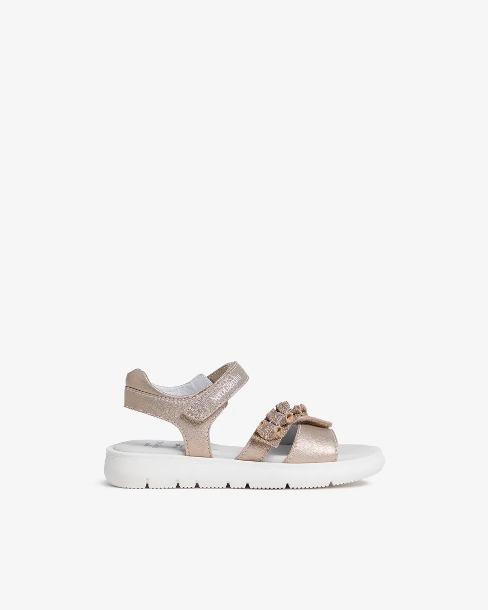 NeroGiardini Sandales Junior Fille Cuir Nu-pieds 28