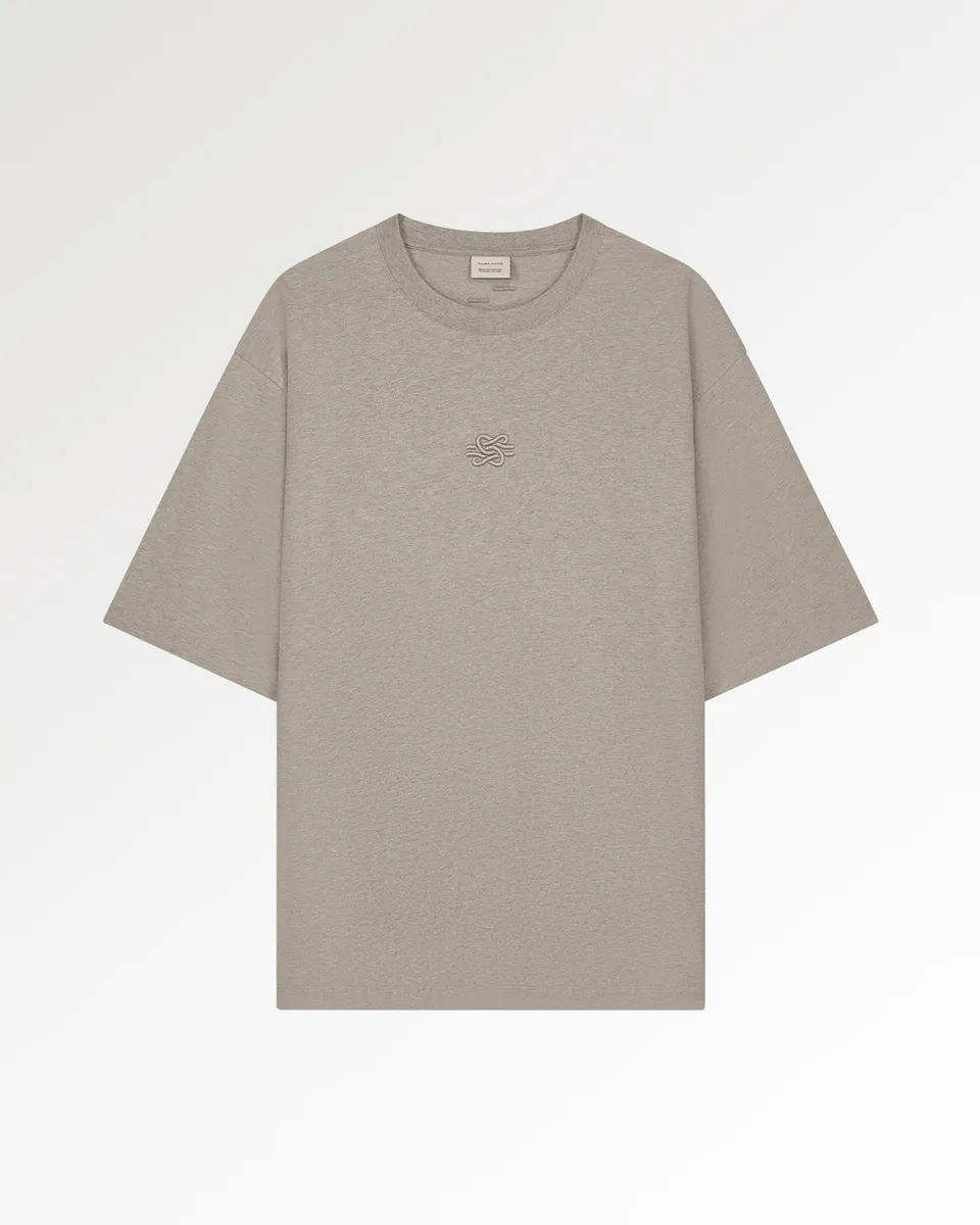 Filling Pieces Boxy t-shirt Pure coton bio brodé ample