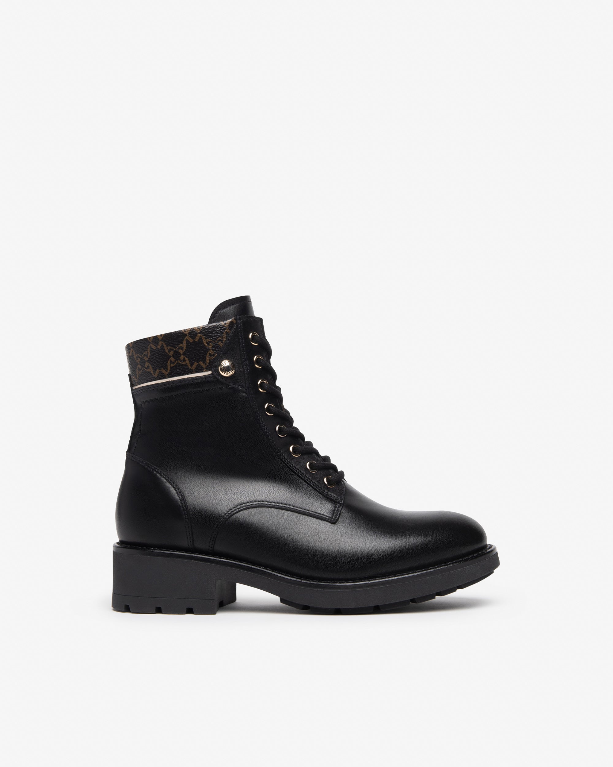 NeroGiardini Bottines Femme Cuir Combat Boots Tendance