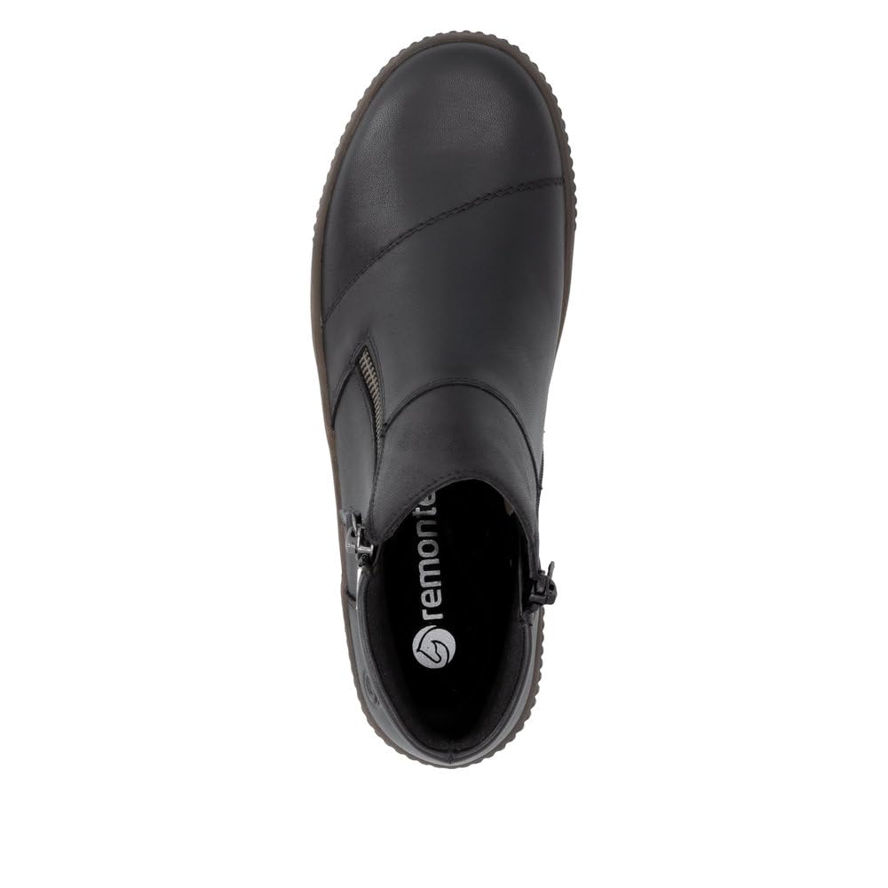 Remonte D0783 bottines femme 39 EU noir cuir TEX