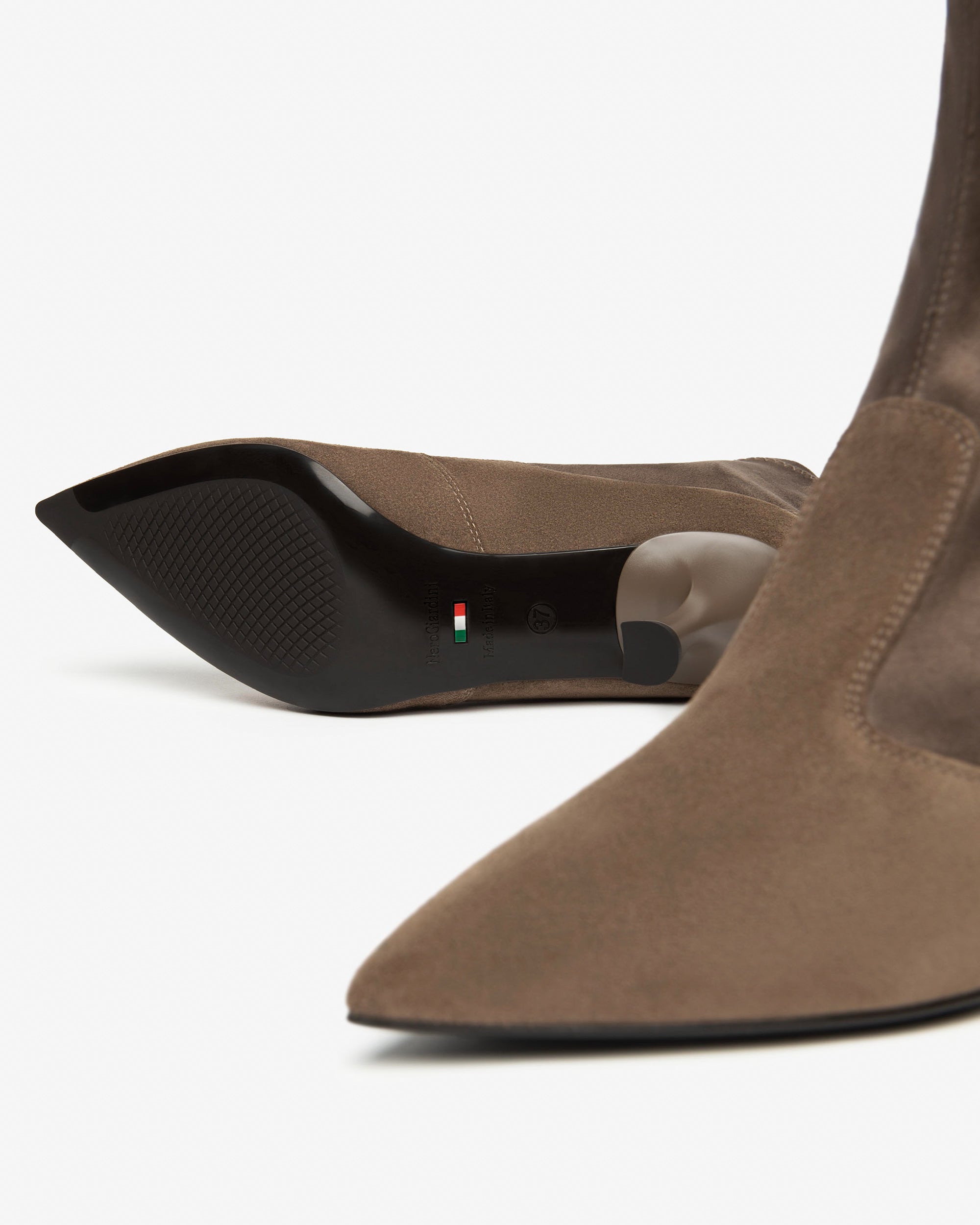 NeroGiardini Bottines Femme Daim Talon 75 mm