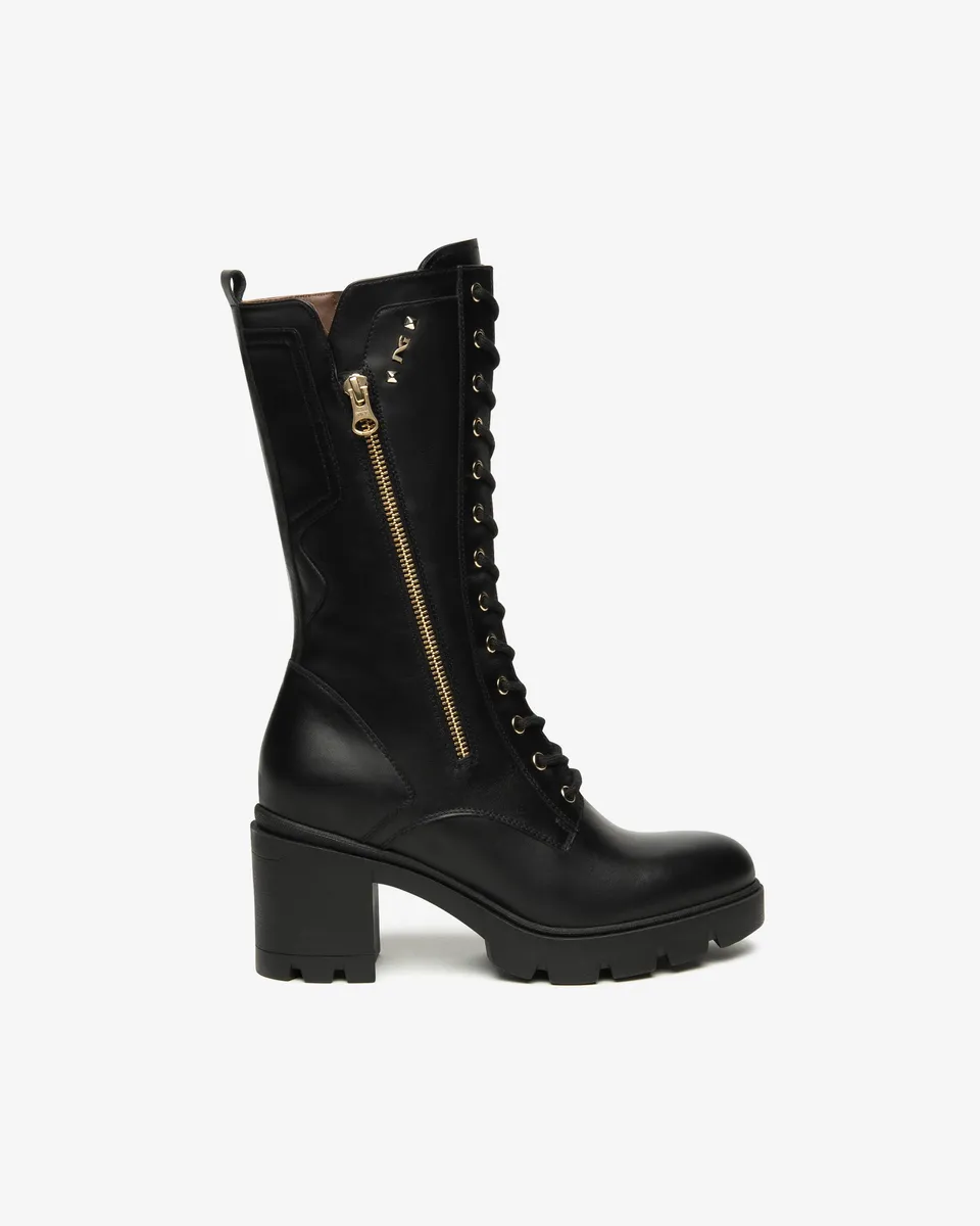 NeroGiardini Bottes Femme Cuir Hiver Ville