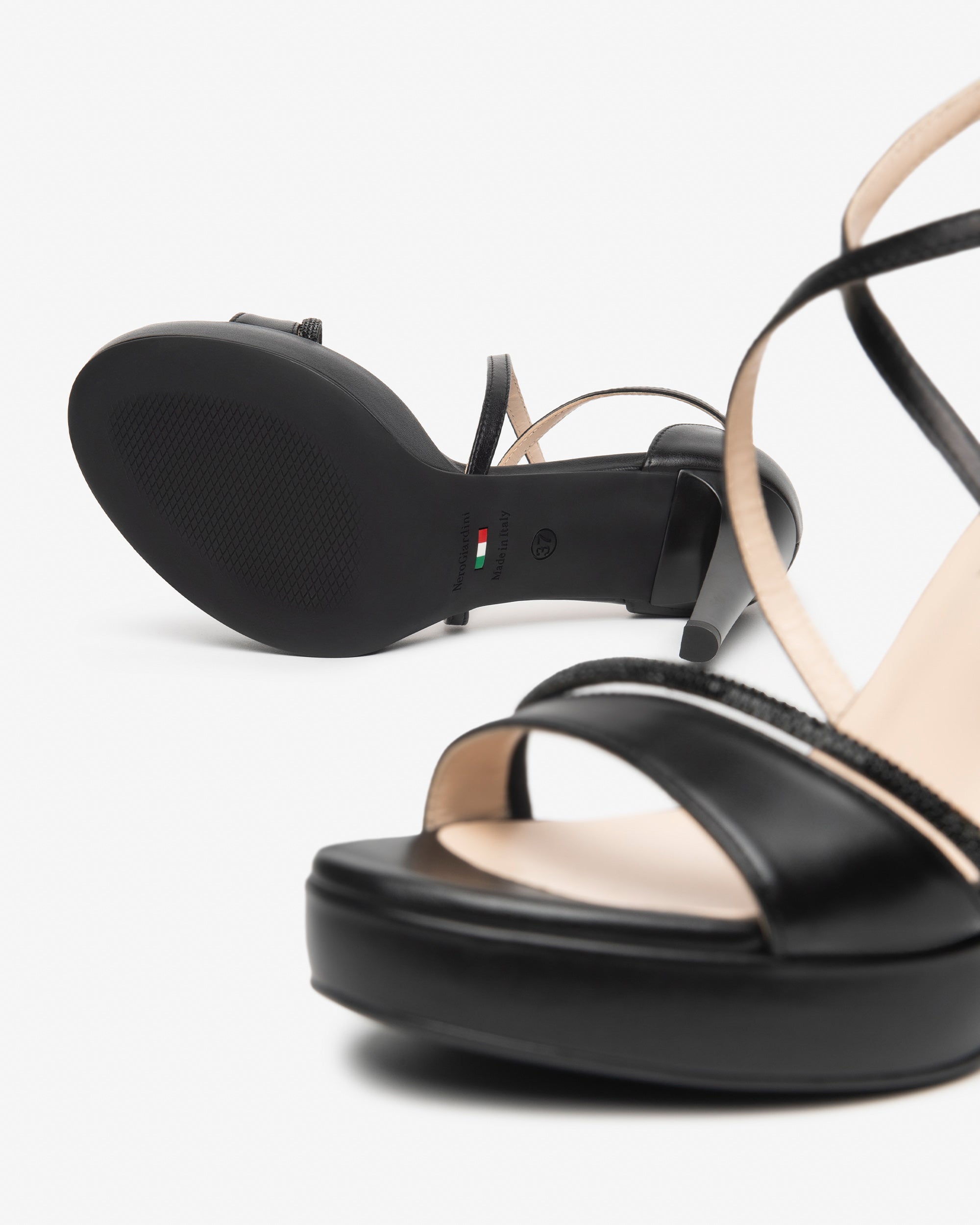 NeroGiardini Sandales Femme Cuir Premium Cérémonie 35-41