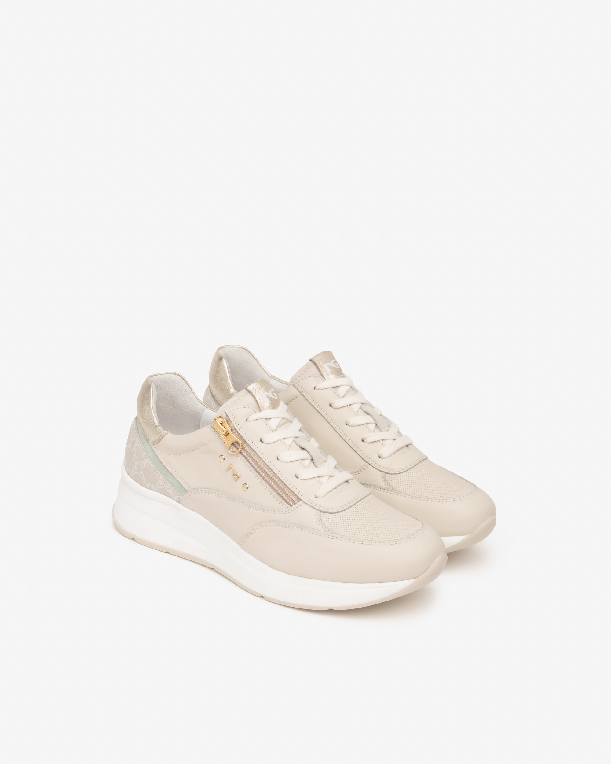 NeroGiardini Sneakers Femme Cuir Baskets Memory Confort