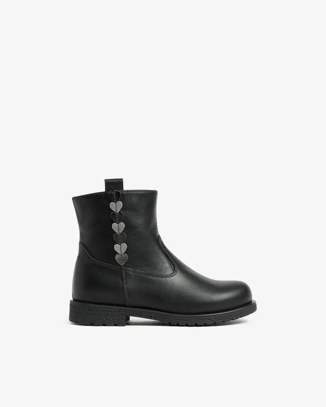 NeroGiardini Bottines Junior Fille Cuir Hiver
