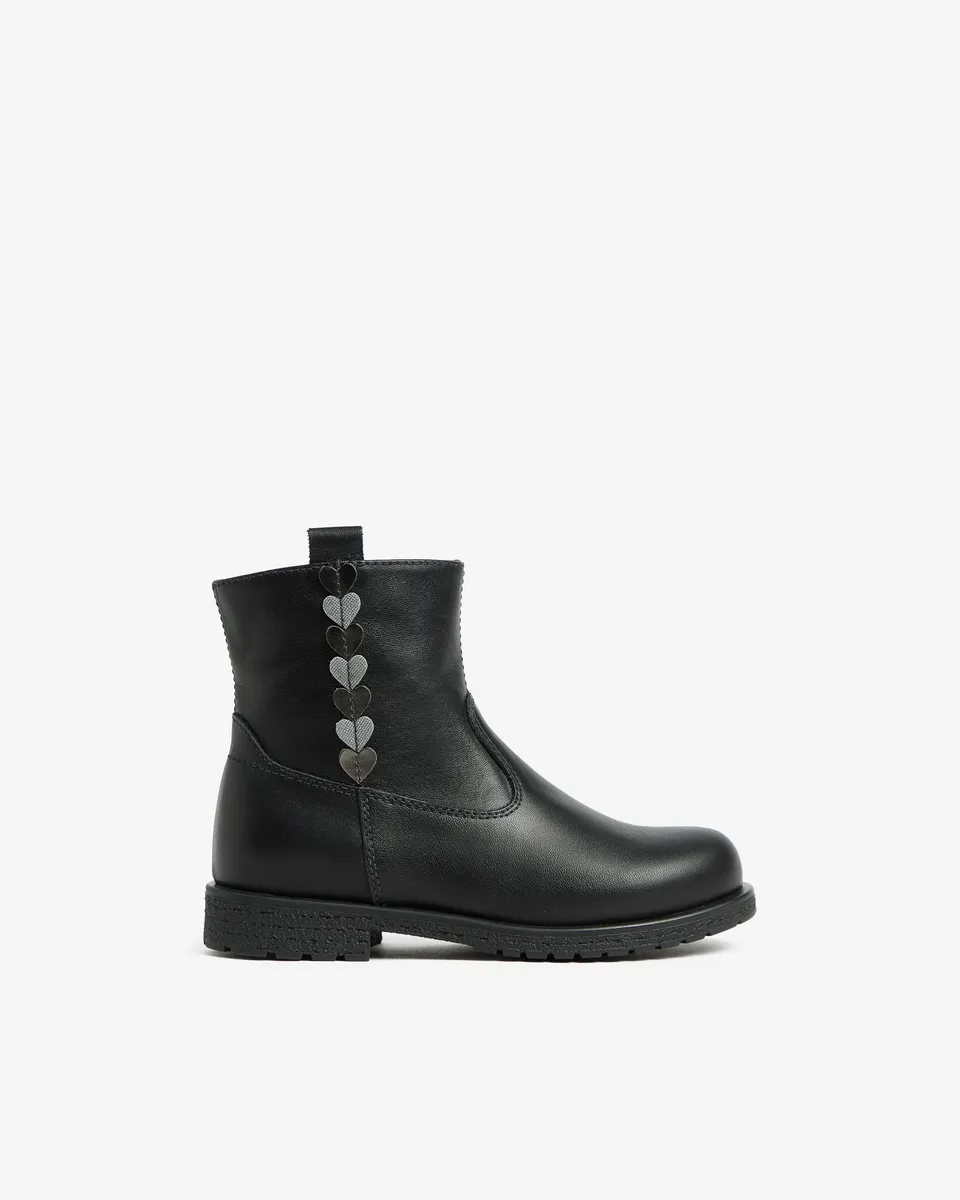 NeroGiardini Bottines Junior Fille Cuir Hiver