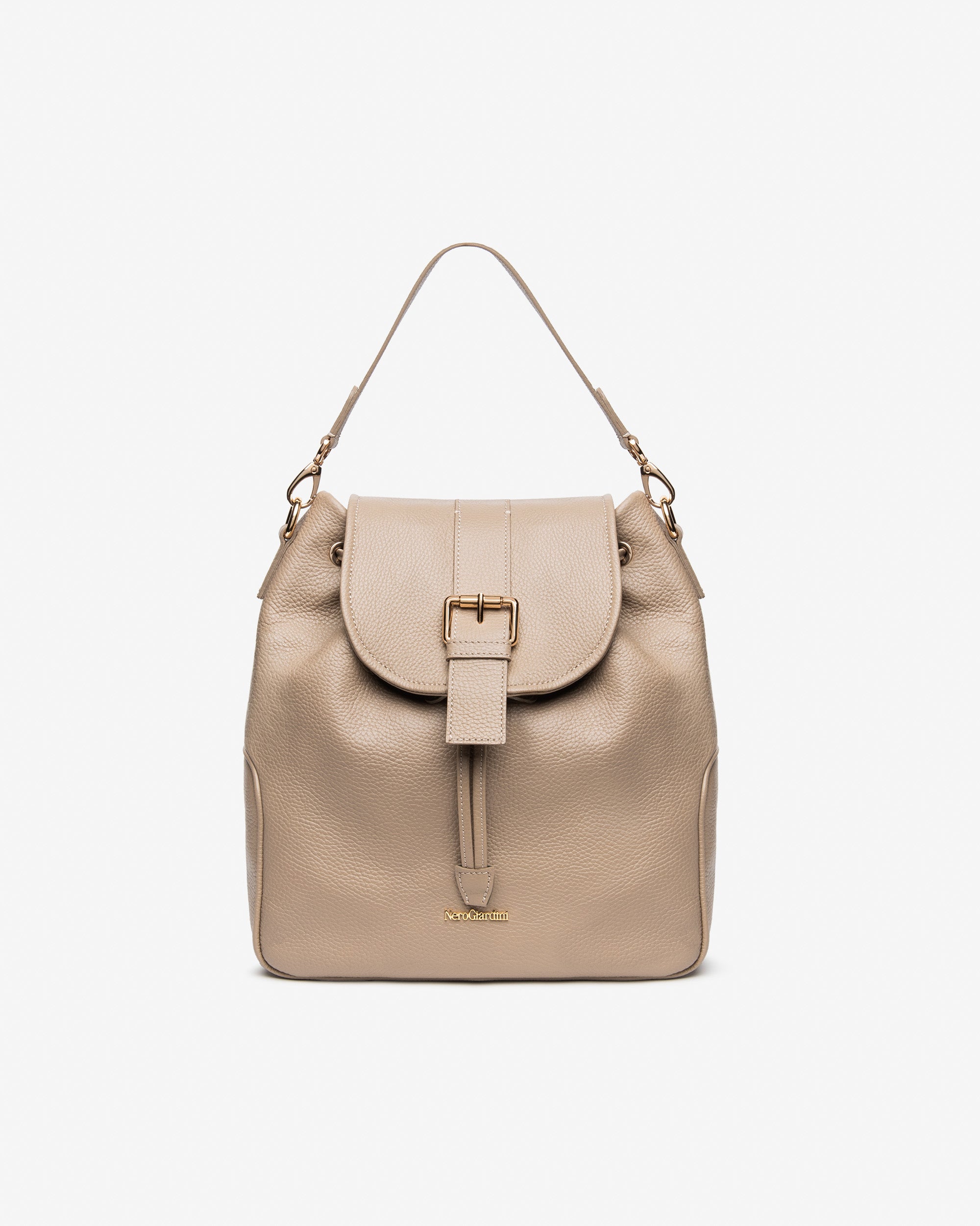 NeroGiardini Sac à Dos Femme Cuir Grainé
