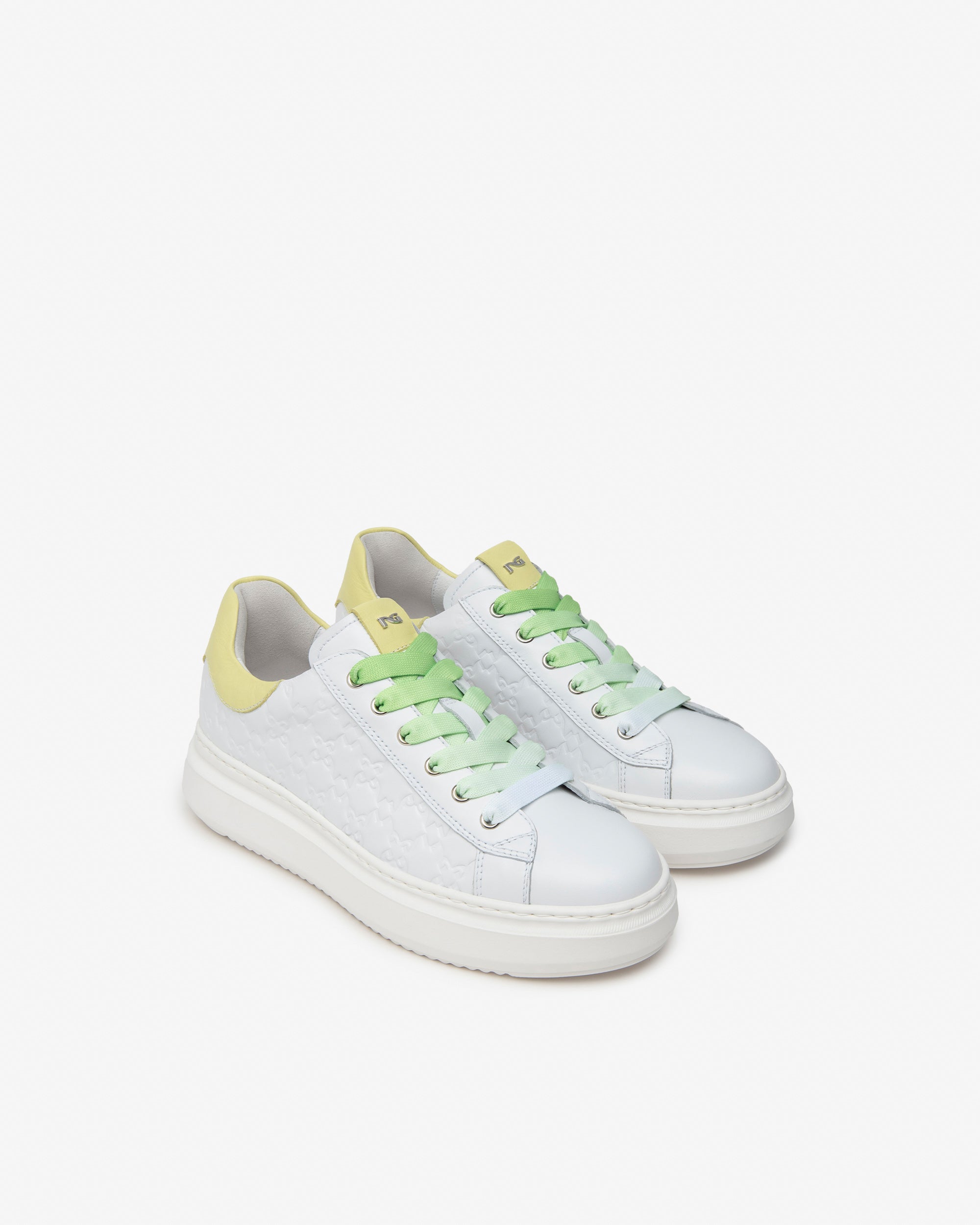 Nerogiardini Sneakers Cuir Femme Made Italy