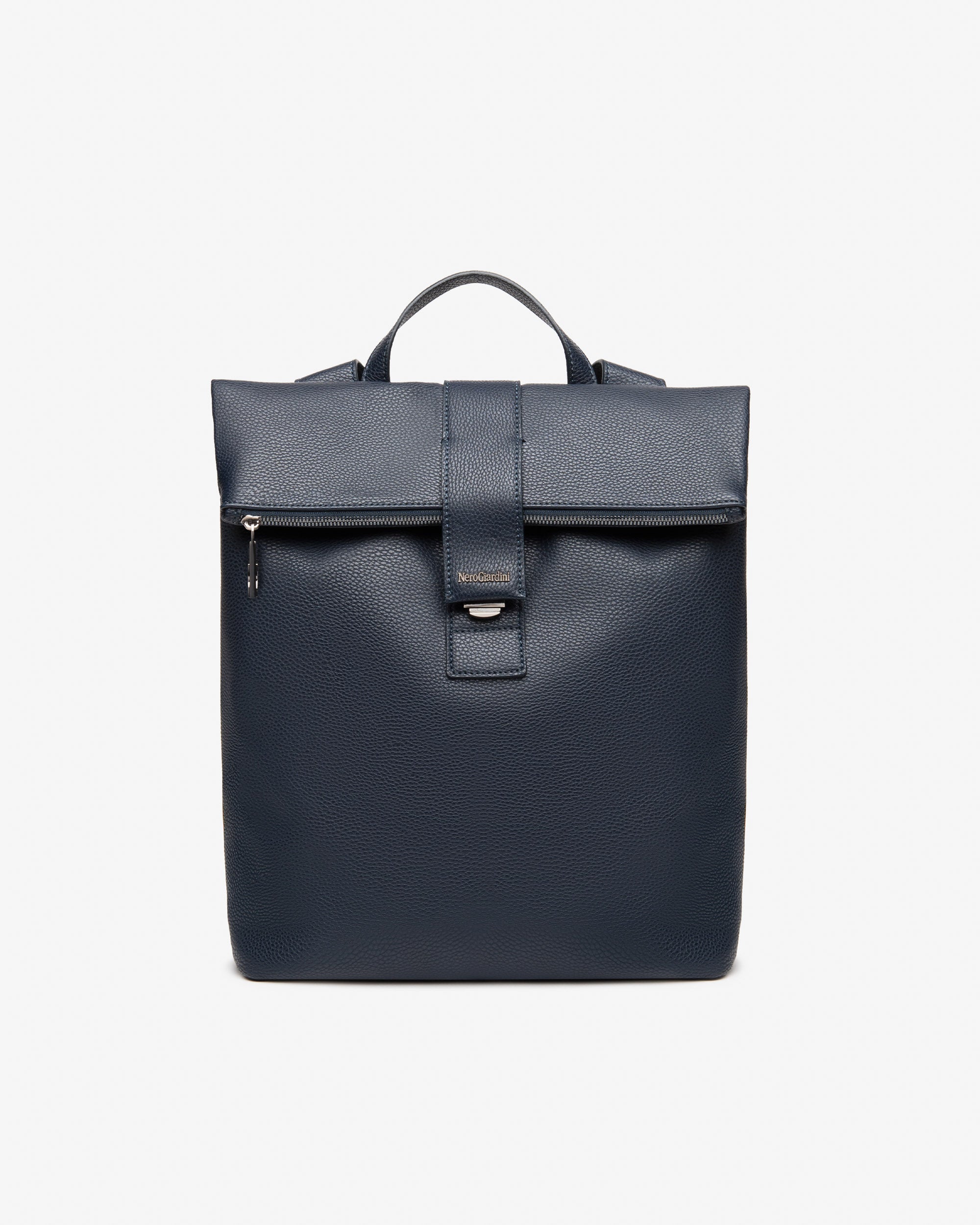NeroGiardini Sac à dos homme matière technique cuir