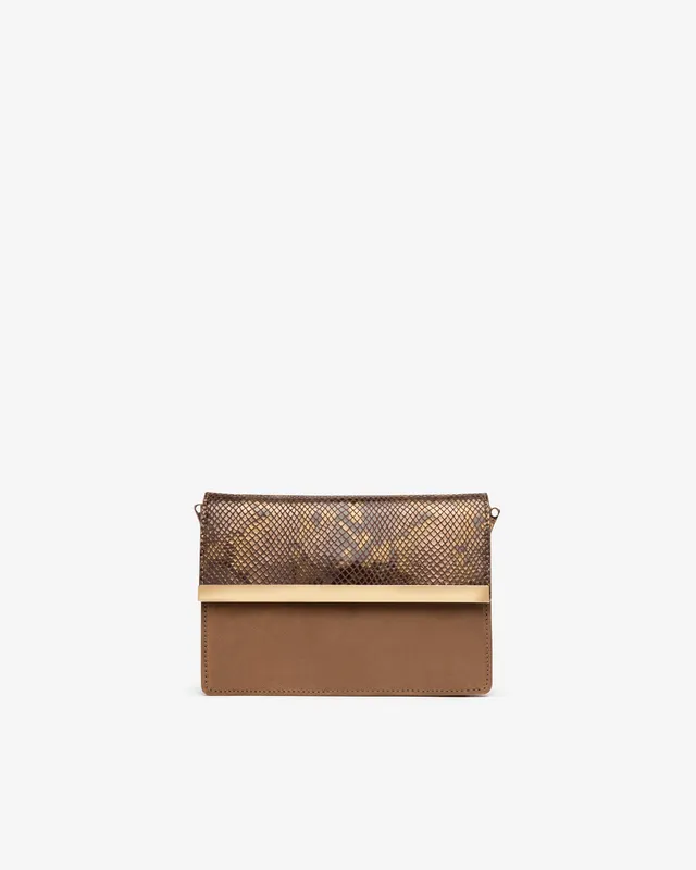 Nerogiardini Pochette Femme Cuir Velours Animalier PZ