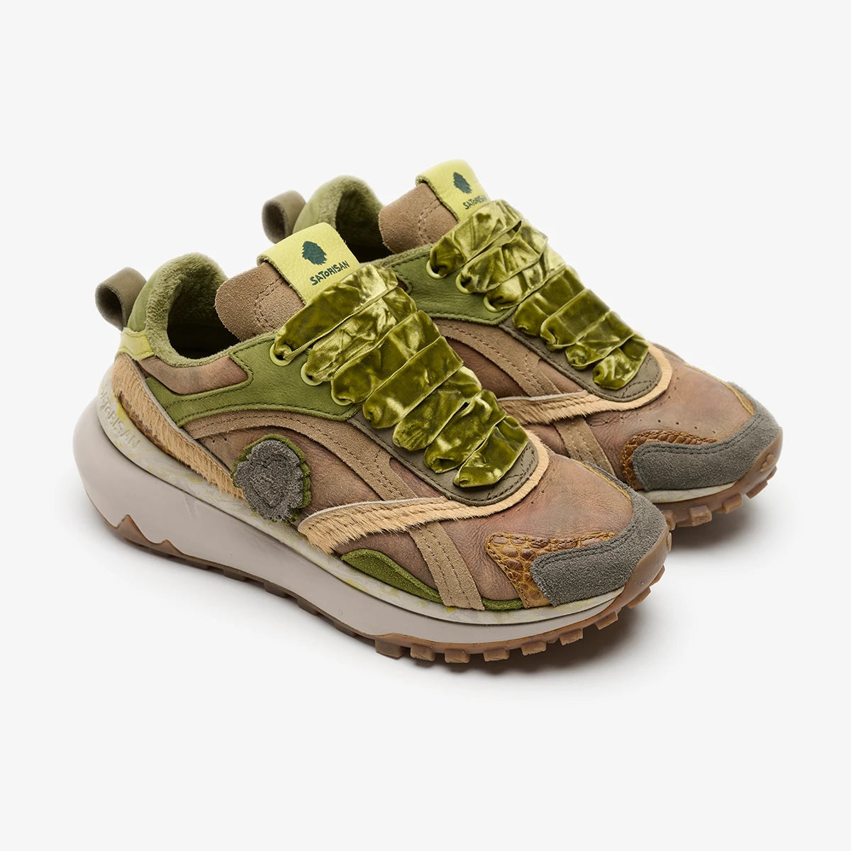 Satorisan Chacrona Metta Premium EVO baskets Camel cuir