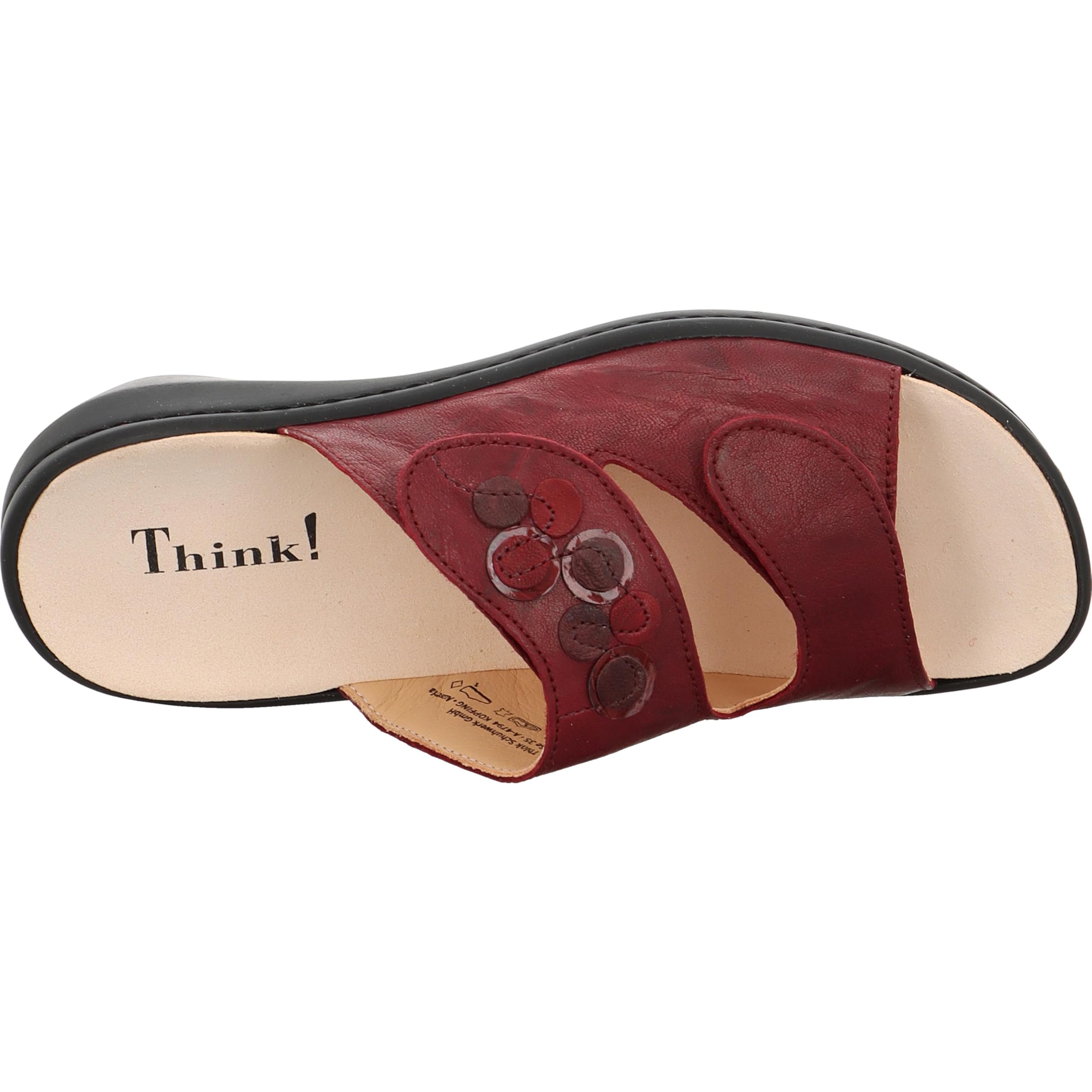 Think Camilla mules femme cuir Rosso Kombi 39 EU