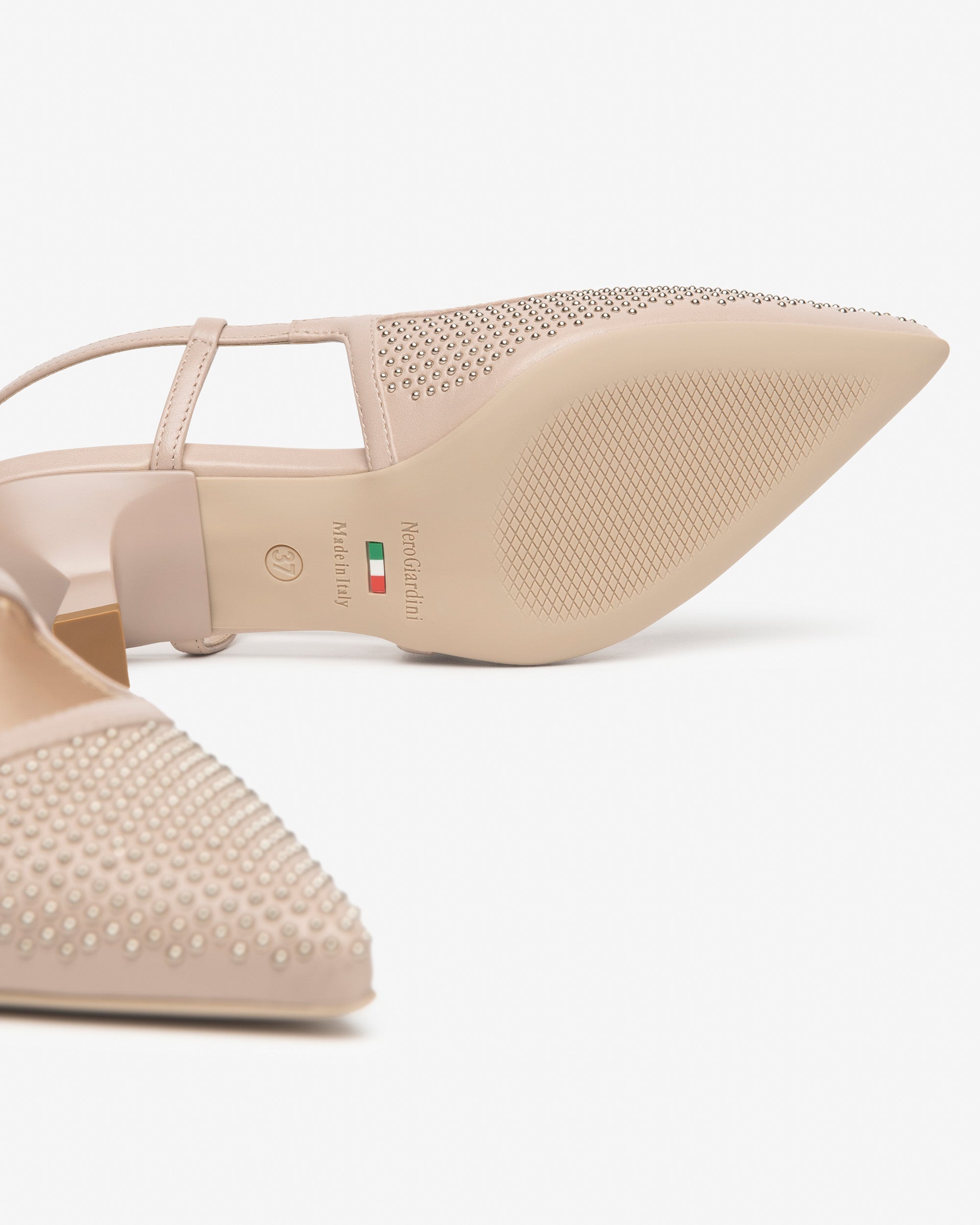 Nerogiardini Slingbacks cuir femme bride arrière Italie