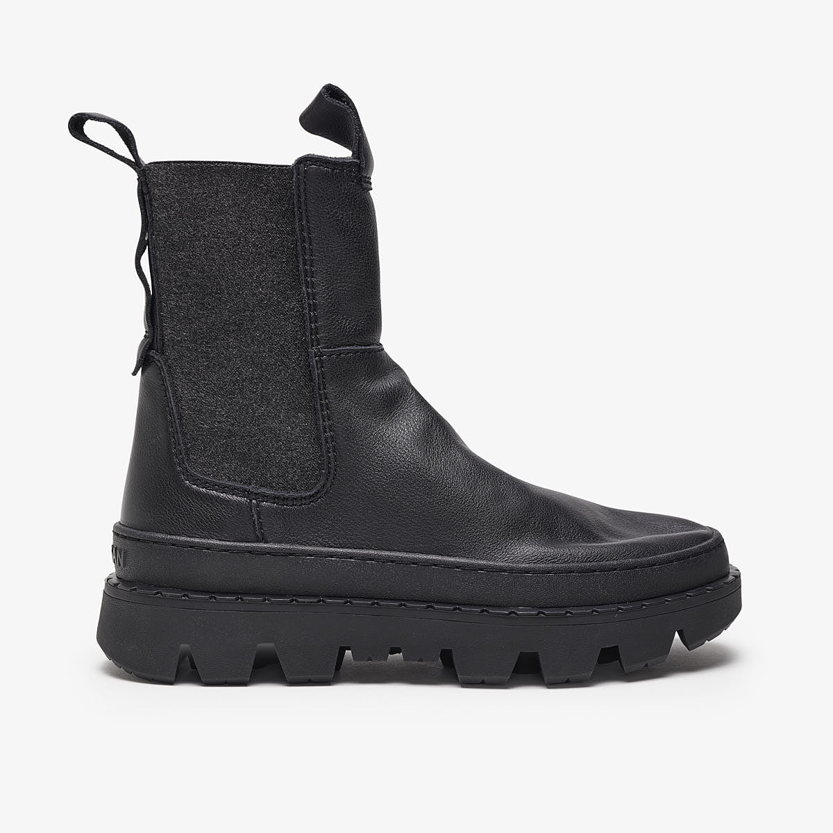 Satorisan Unalome Elastics Premium bottines Black cuir chelsea