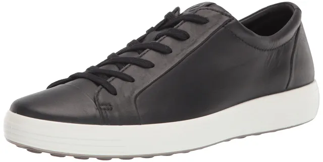 ECCO Soft 7 basket cuir homme noir 44