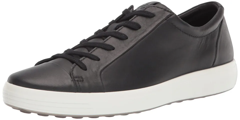 ECCO Soft 7 basket cuir homme noir 44