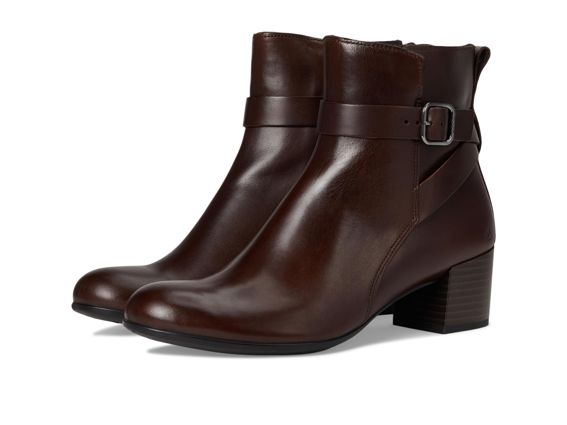 ECCO Dress Classic 35 Boots cuir noir talon 35 EU