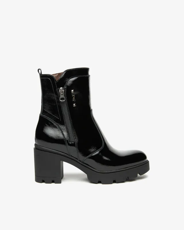 NeroGiardini Bottines Femme en Vernis Made in Italy