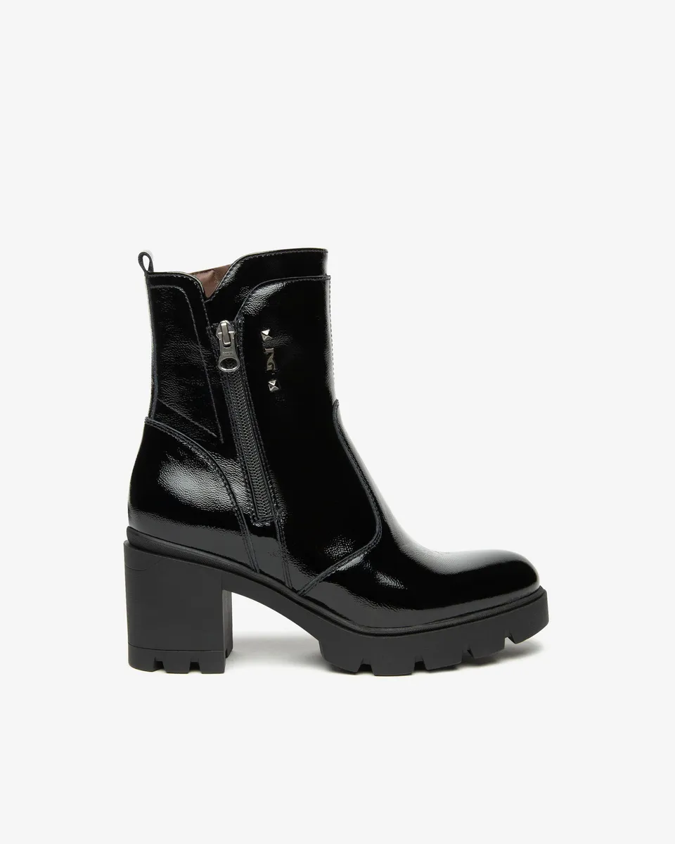 NeroGiardini Bottines Femme en Vernis Made in Italy