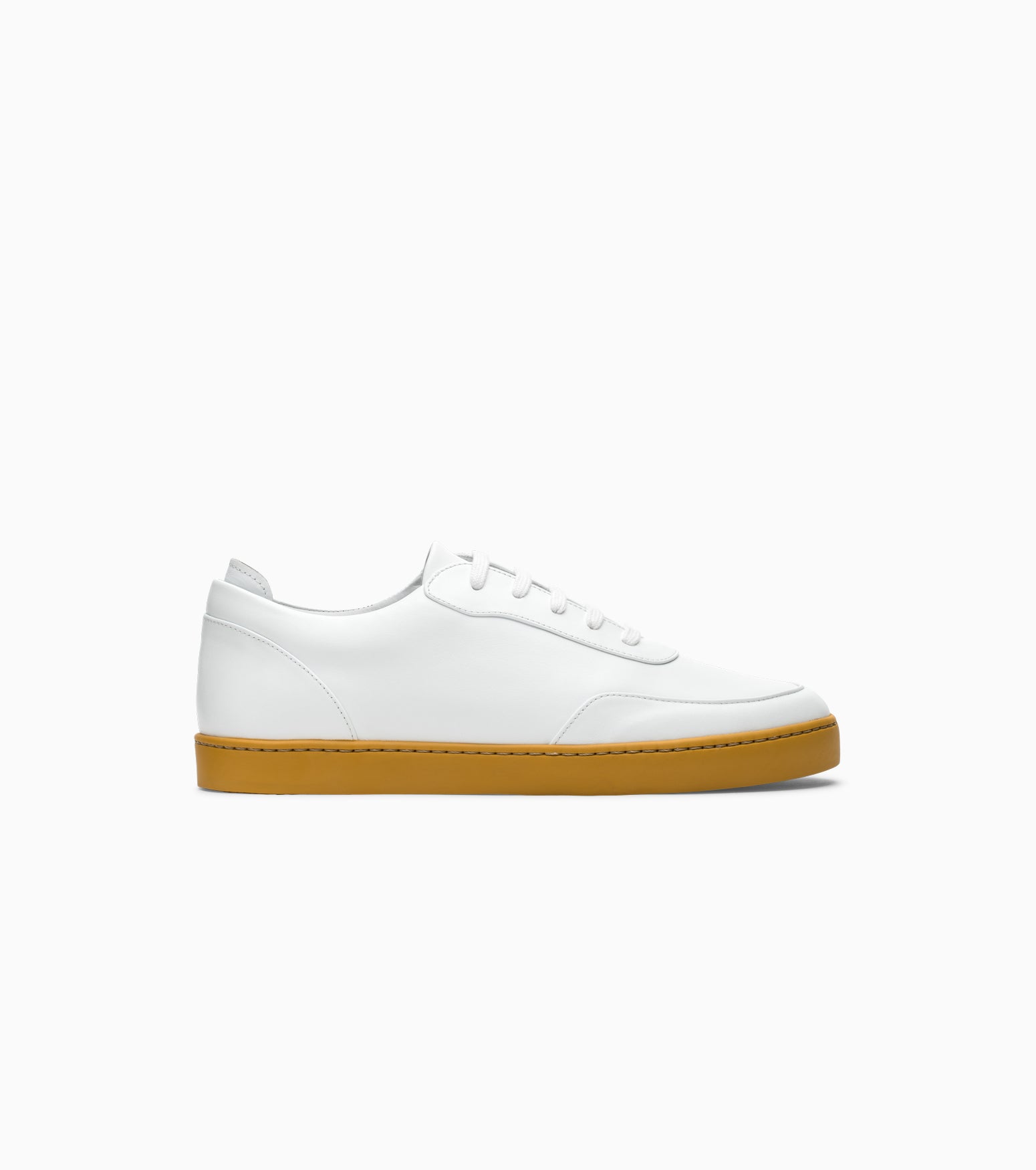 JAK Nova Mustard baskets cuir moutarde ville