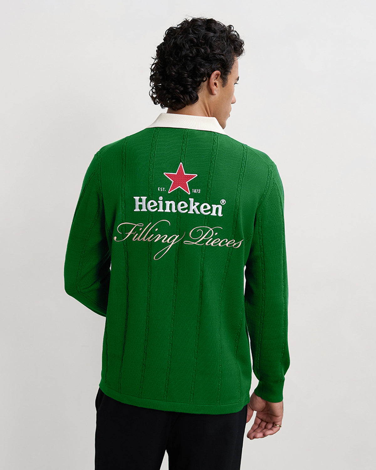Filling Pieces Knit Jersey Heineken Green maillot vert