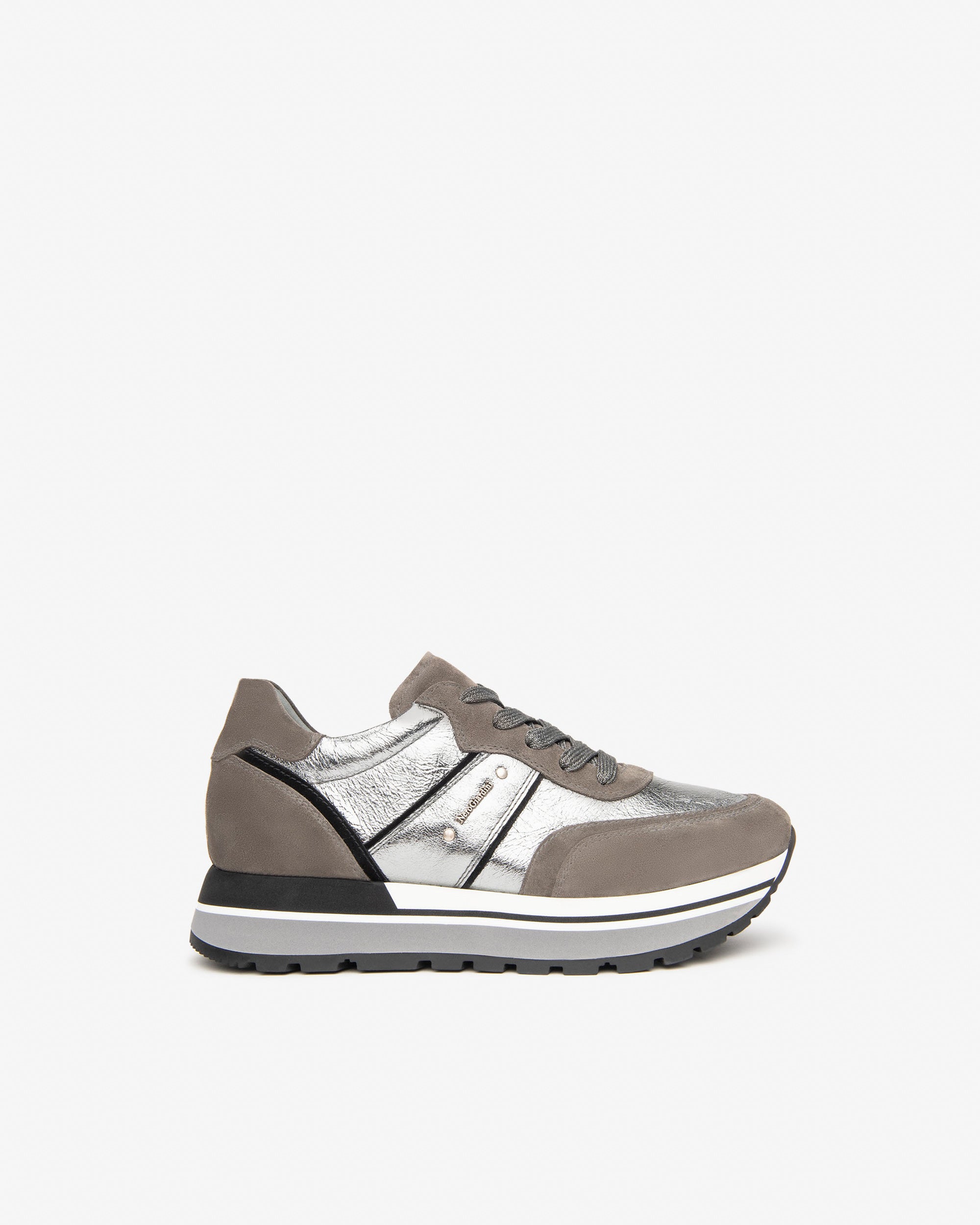 Nerogiardini Sneakers Femme Baskets Cuir et Velours