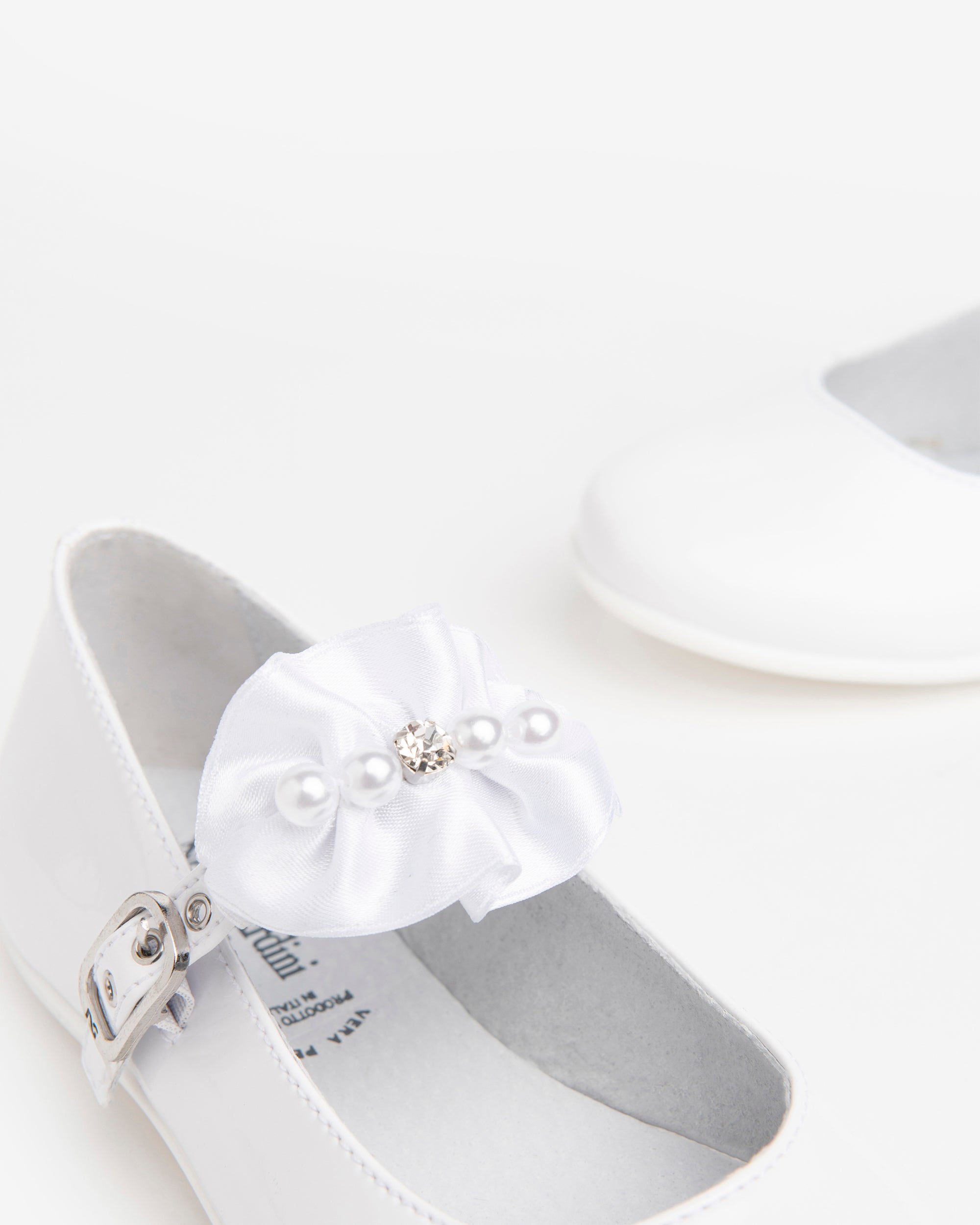Nerogiardini Ballerines Fille Nœud Satin Perles Strass