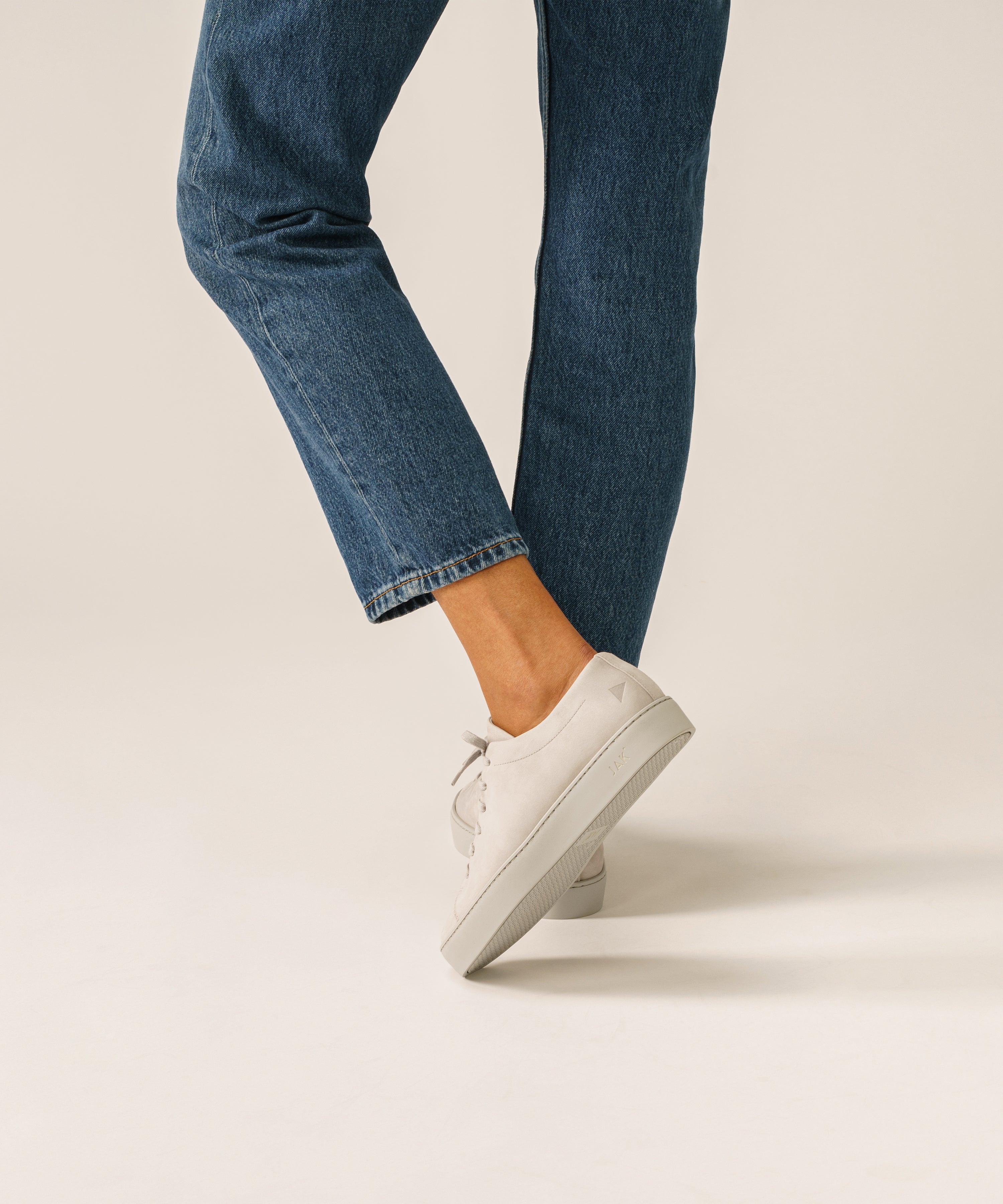 JAK Royal Nubuck Light Grey sneakers gris