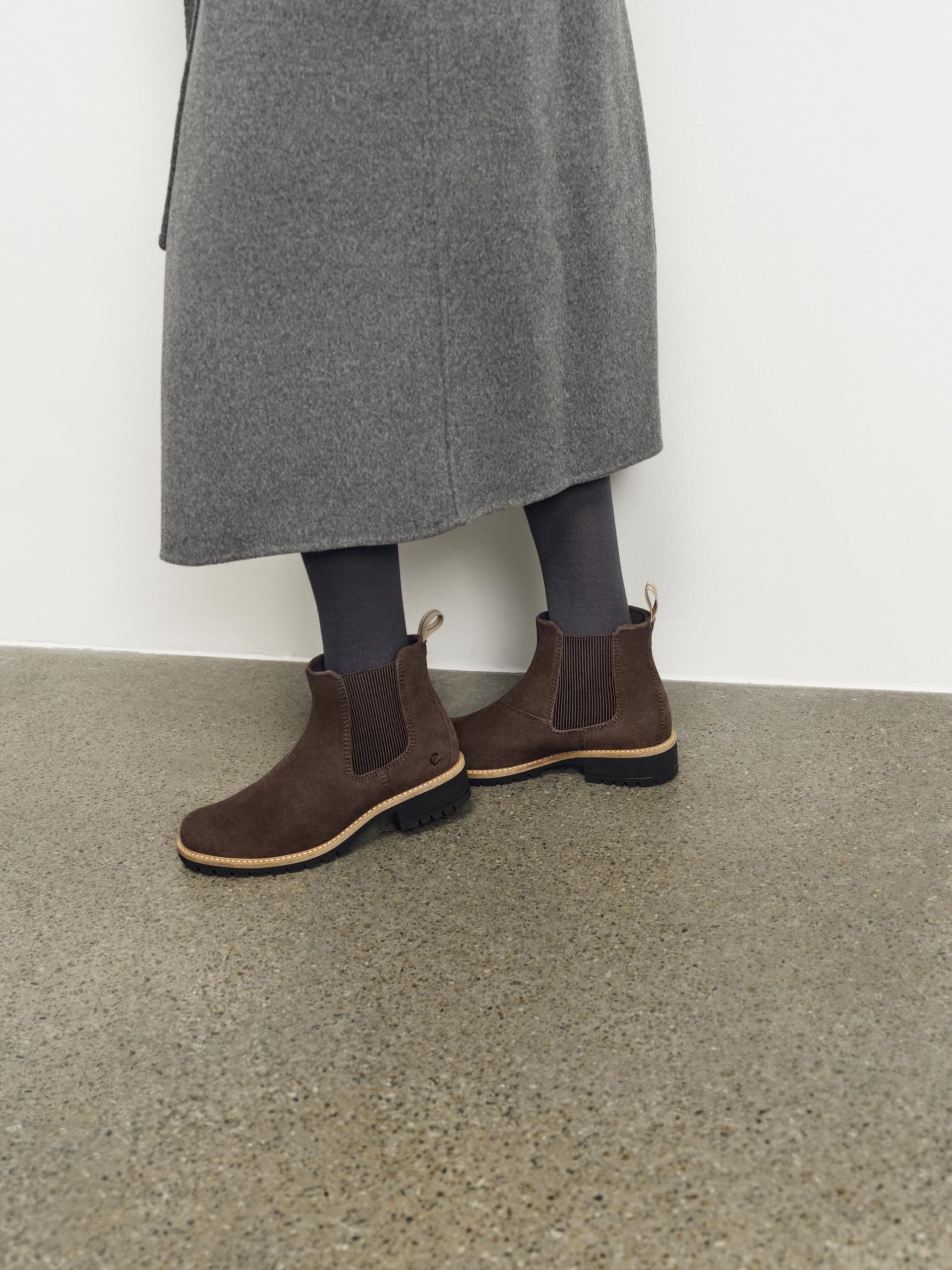 ECCO Elaina Bottine Chelsea femme 36 EU café cuir
