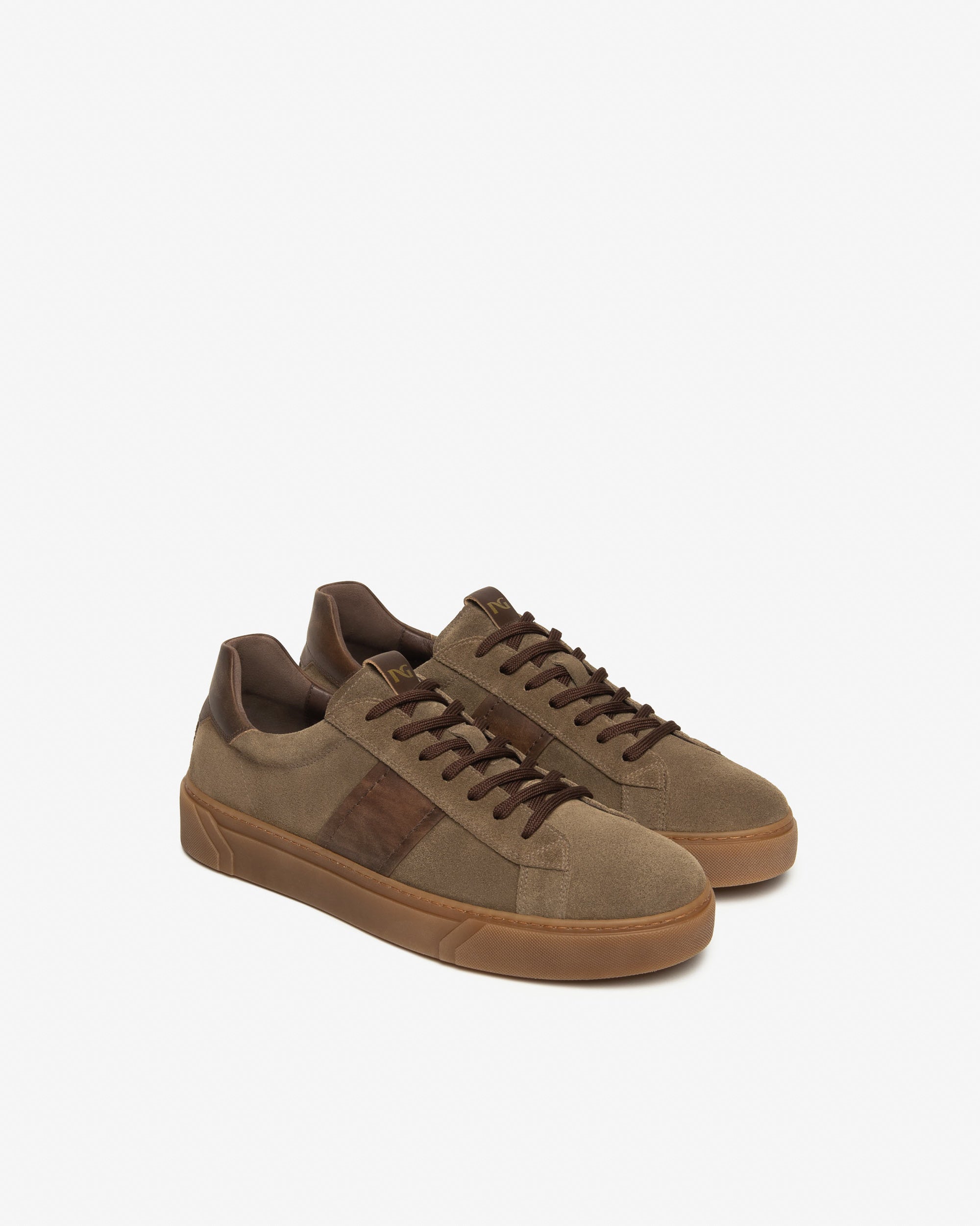 Nerogiardini Sneakers baskets homme cuir velours DryGo