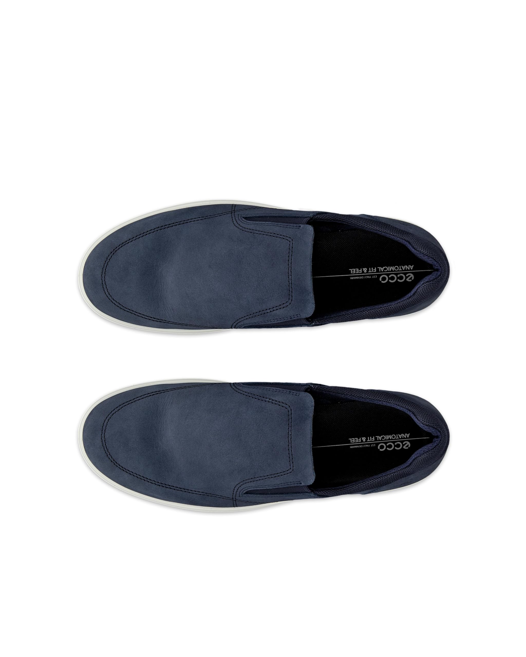 ECCO Classic Sneaker Slip On homme cuir noir 50 EU