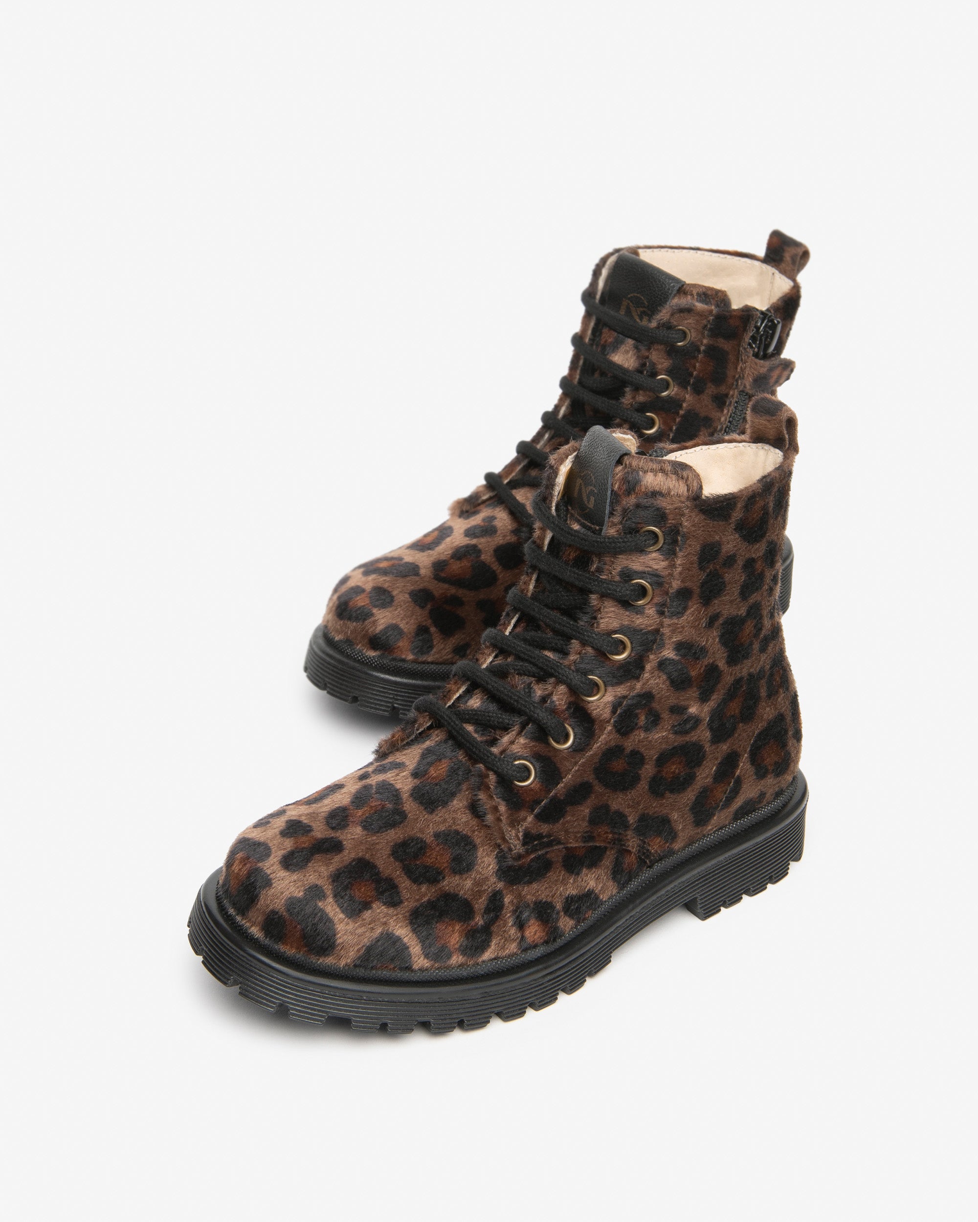 NeroGiardini Bottines Motardes Junior Fille Imprimé Animalier